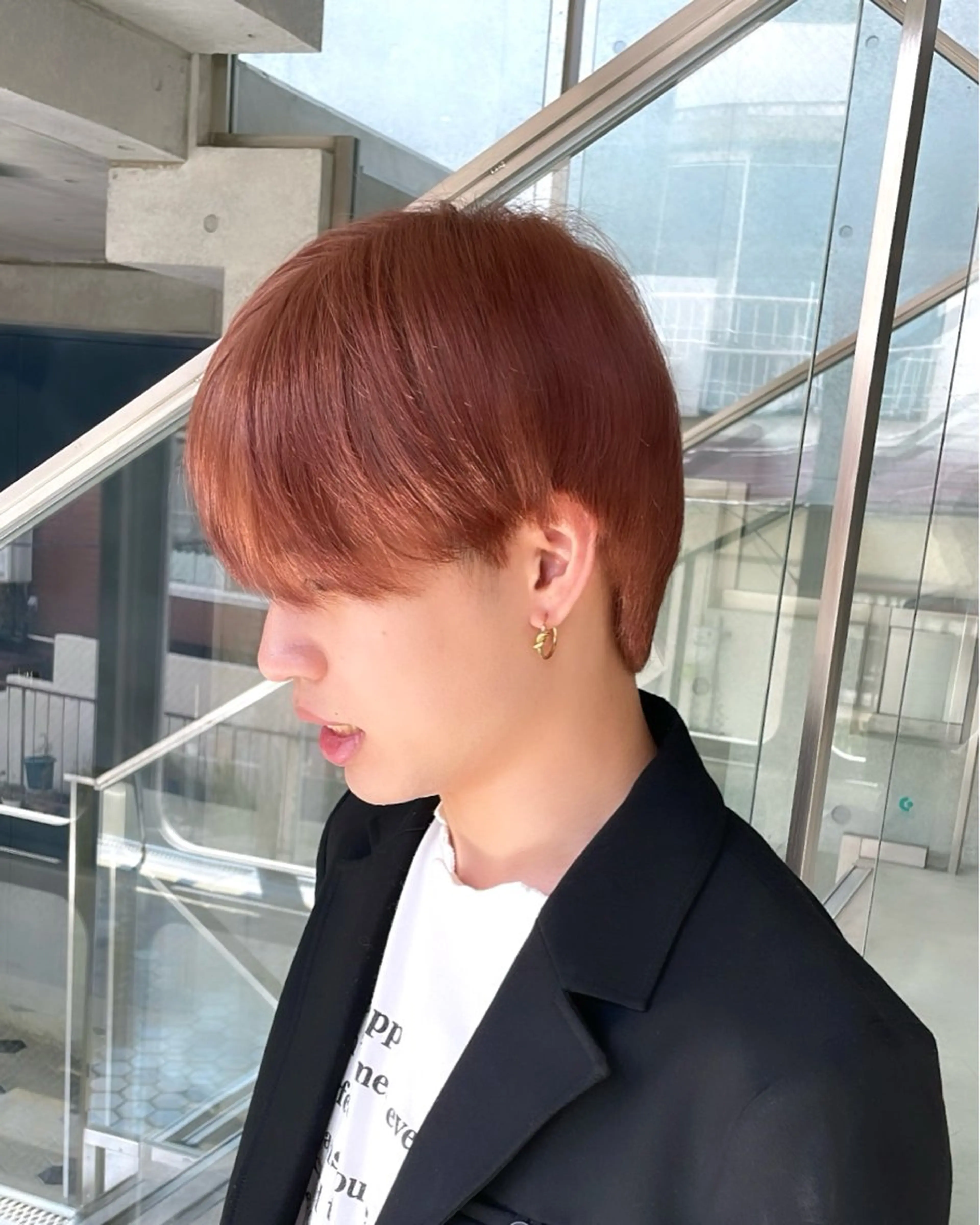 カラー メンズ ヘアカラー トリートメント 色落ち綺麗透明感カラ /ボブ/ナカツヒカルのヘアスタイル