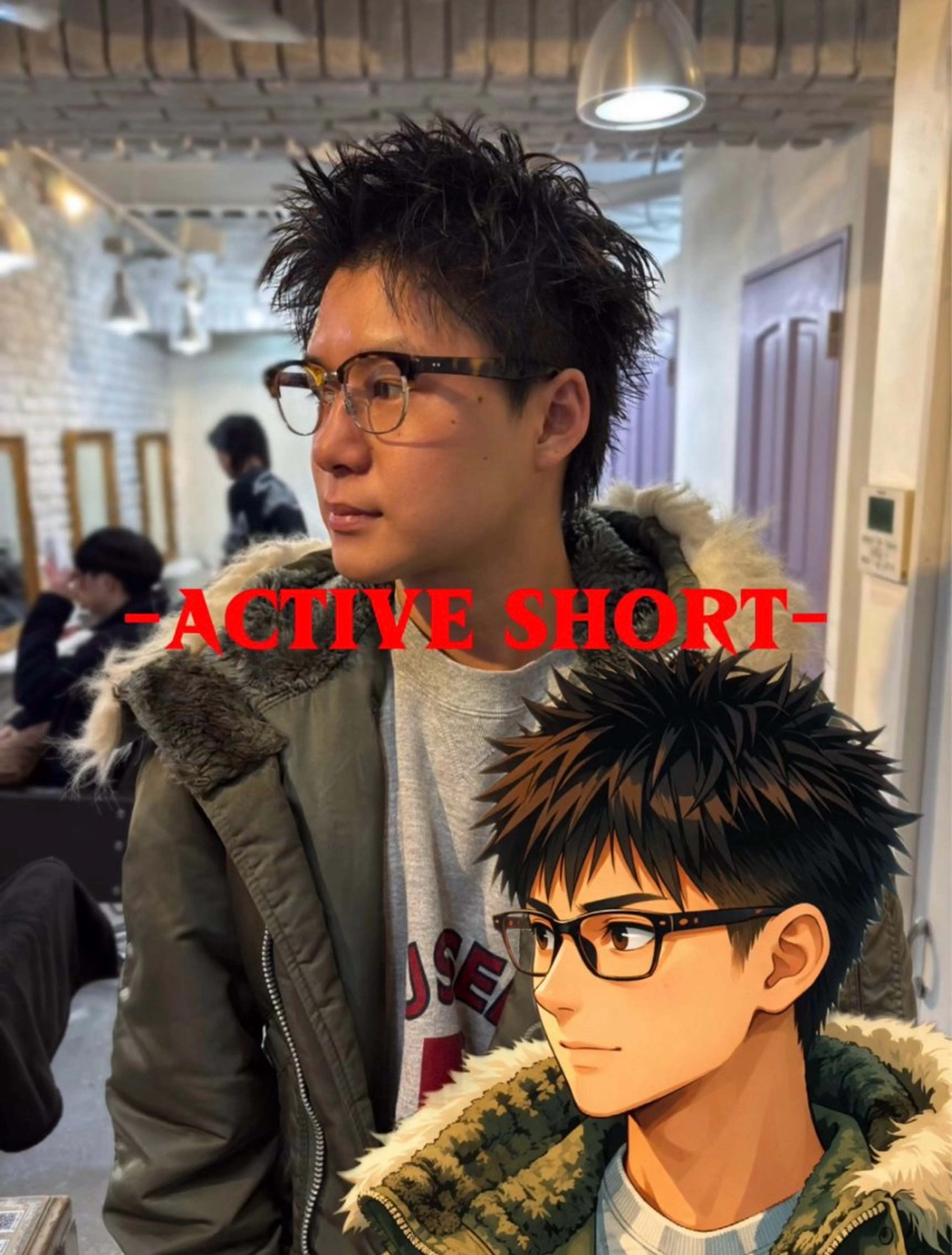 ショート パーマ メンズ メンズブリーチ フェザーパーマ メンズハイライト メンズインナーカラー メンズパーマ カット 💈メンズ短髪特化 ✂︎伊藤大輝💈のヘアスタイル