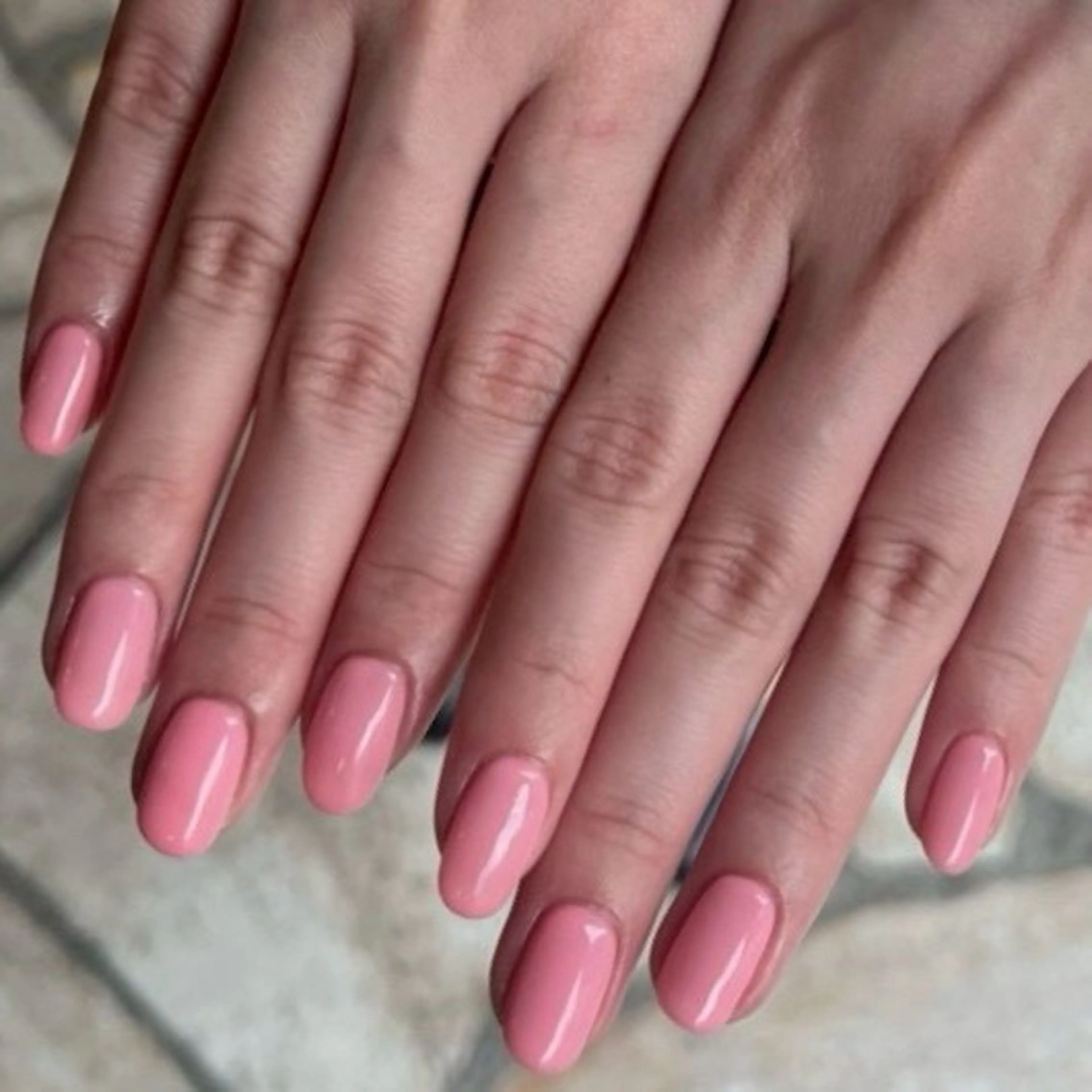 ネイル ワンカラーネイル 星 希乃歌のネイルデザイン