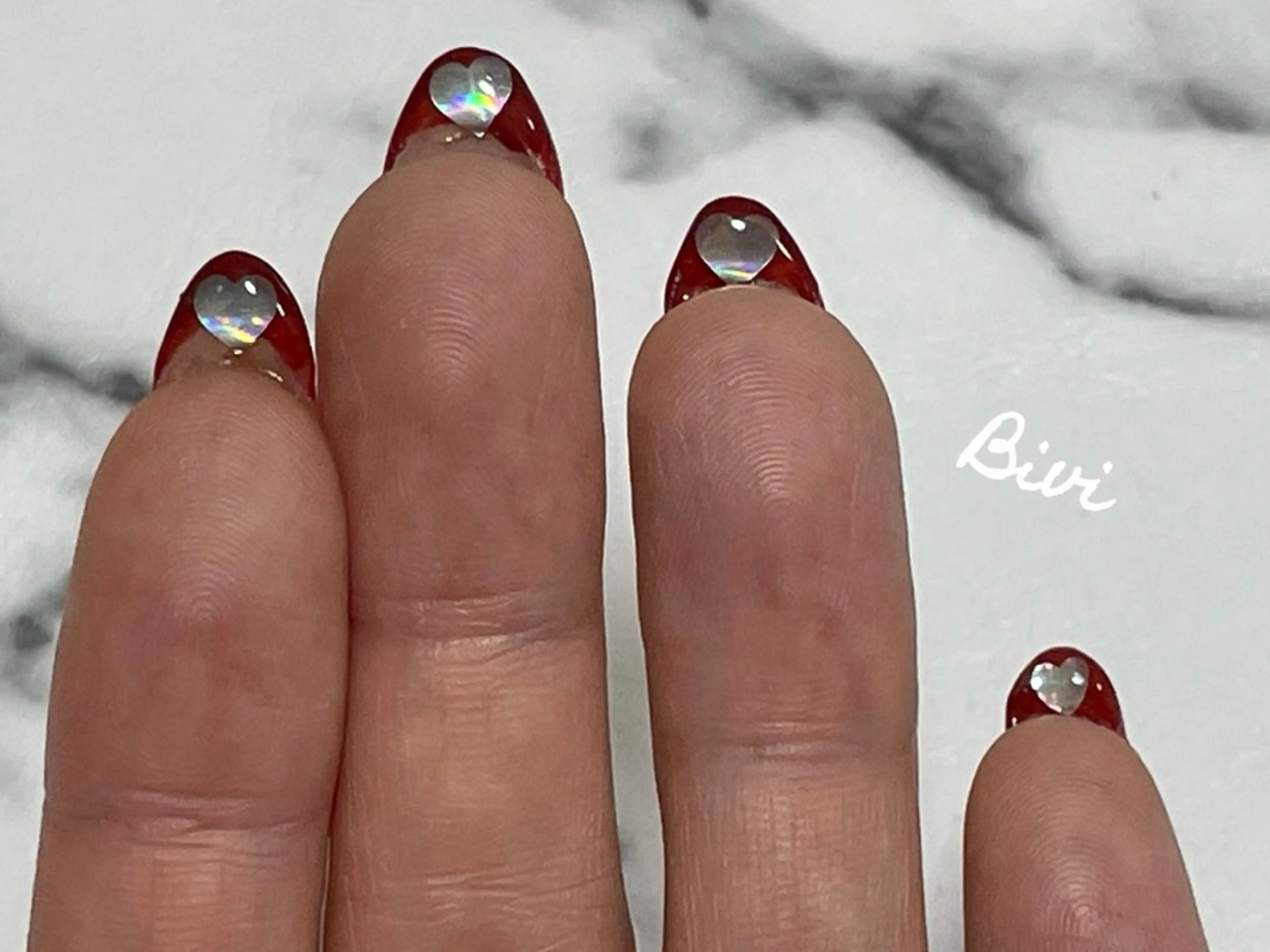 ネイル アートネイル フラッシュネイル ラメ(グリッター) シルバー スクエアネイル ♡Bivi♡自爪に 優しいネイルサロンのネイルデザイン