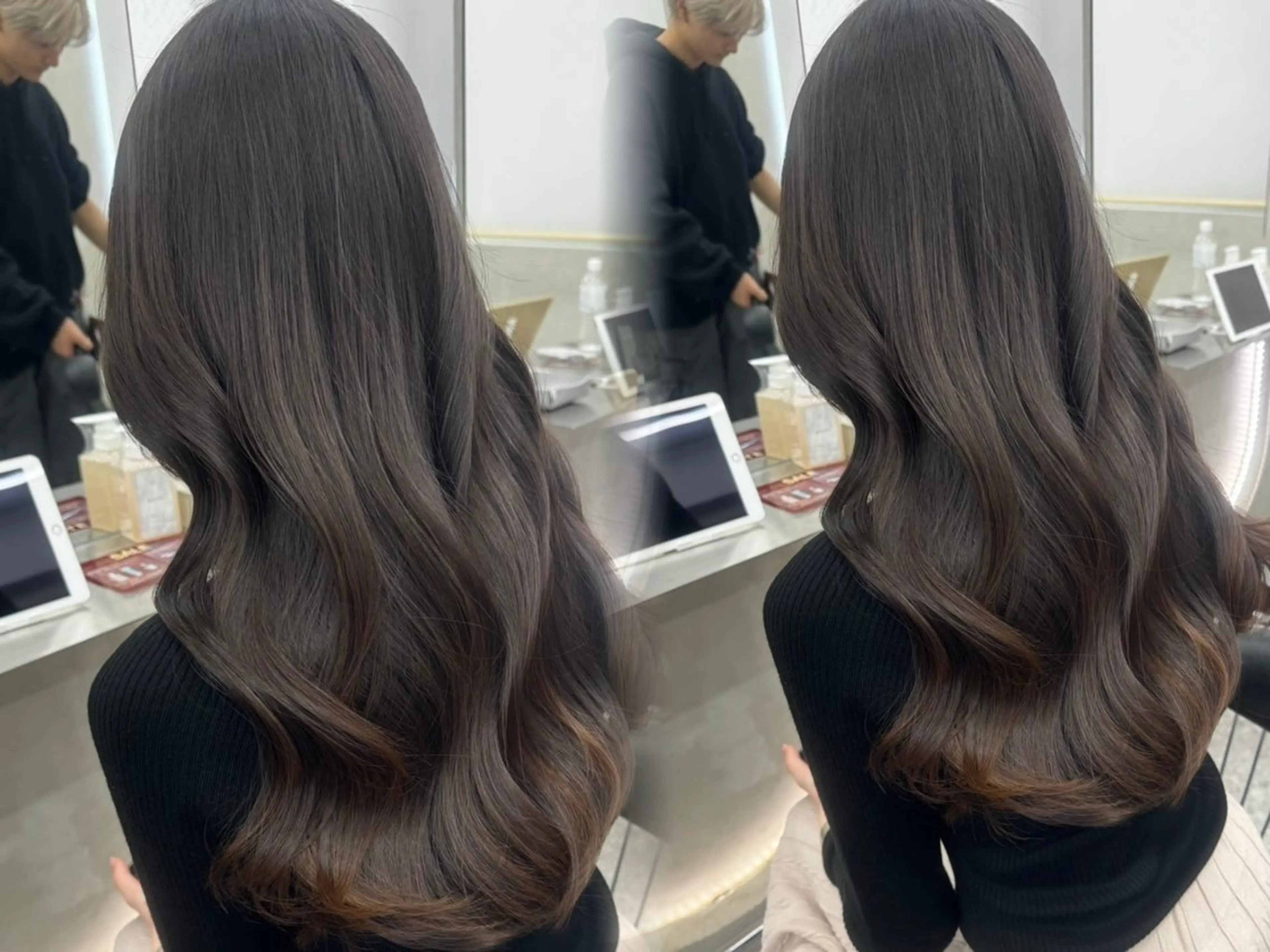 セミロング カット ヘアカラー トリートメント 谷川が作る熊本1🥇 レイヤーカットのヘアスタイル