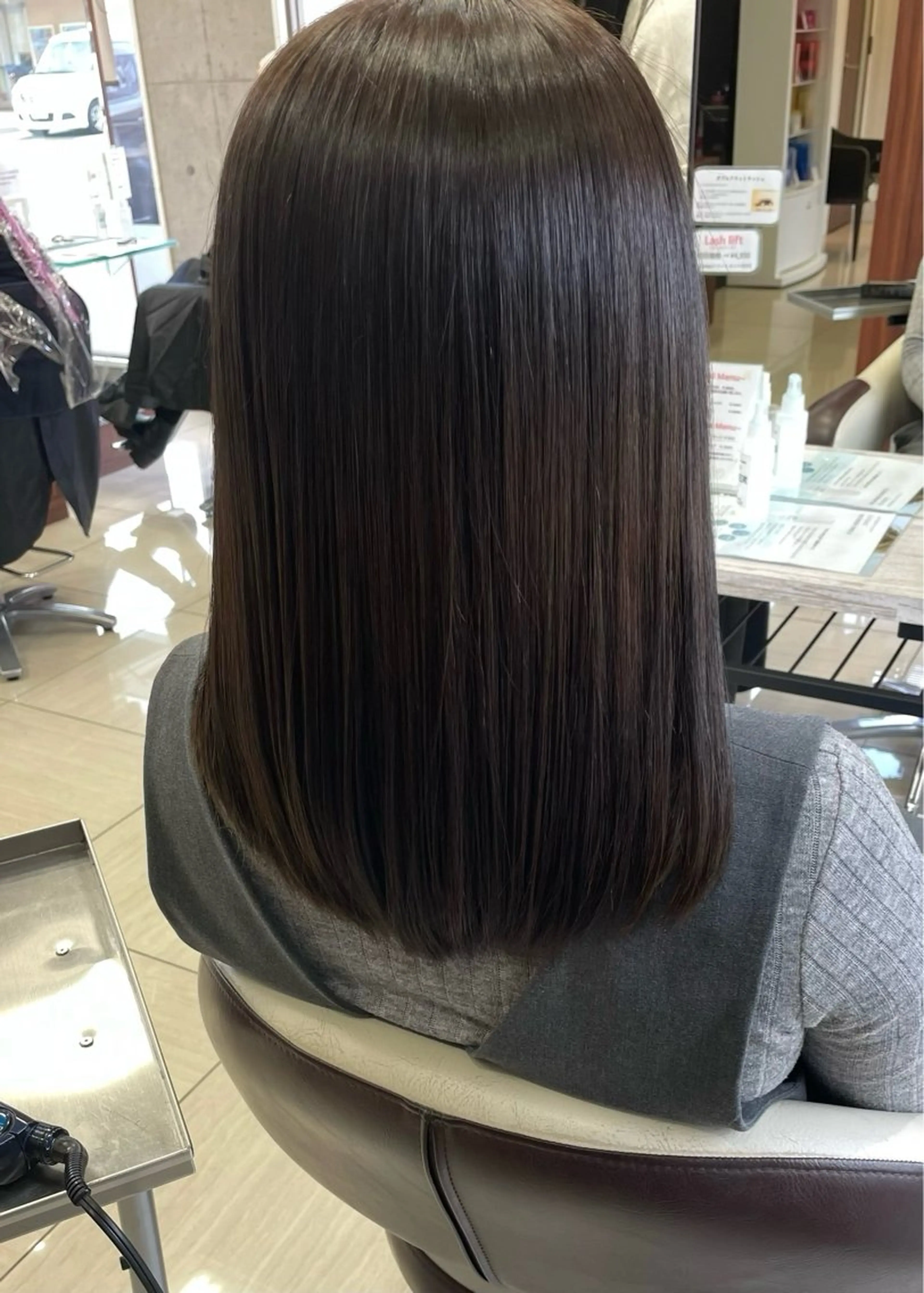 セミロング 髪質改善 縮毛矯正 カット 縮毛矯正 トリートメント 牧野恭平 【★酸性縮毛矯正★】のヘアスタイル