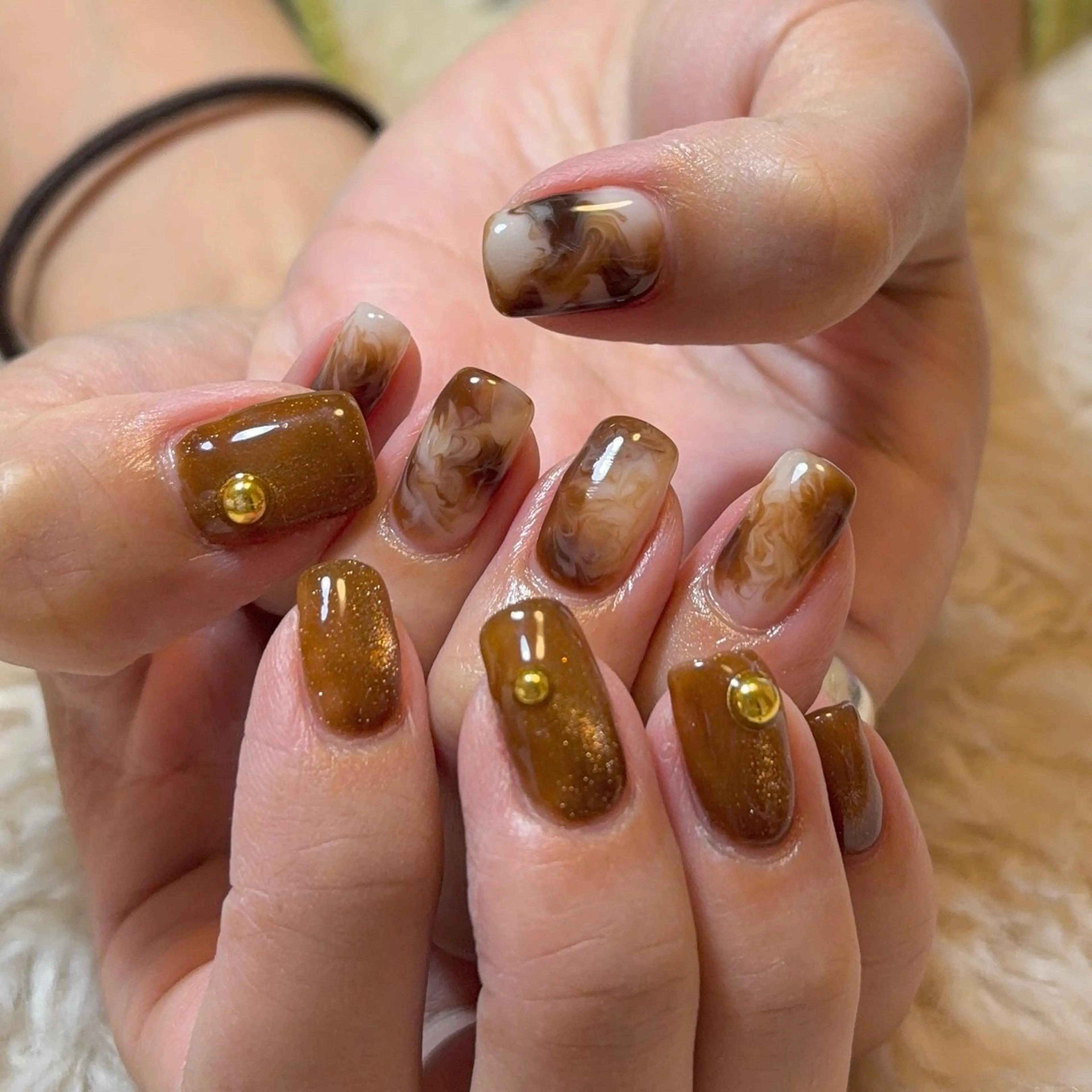 ネイル ブラウン nailsalon kiii'sのネイルデザイン