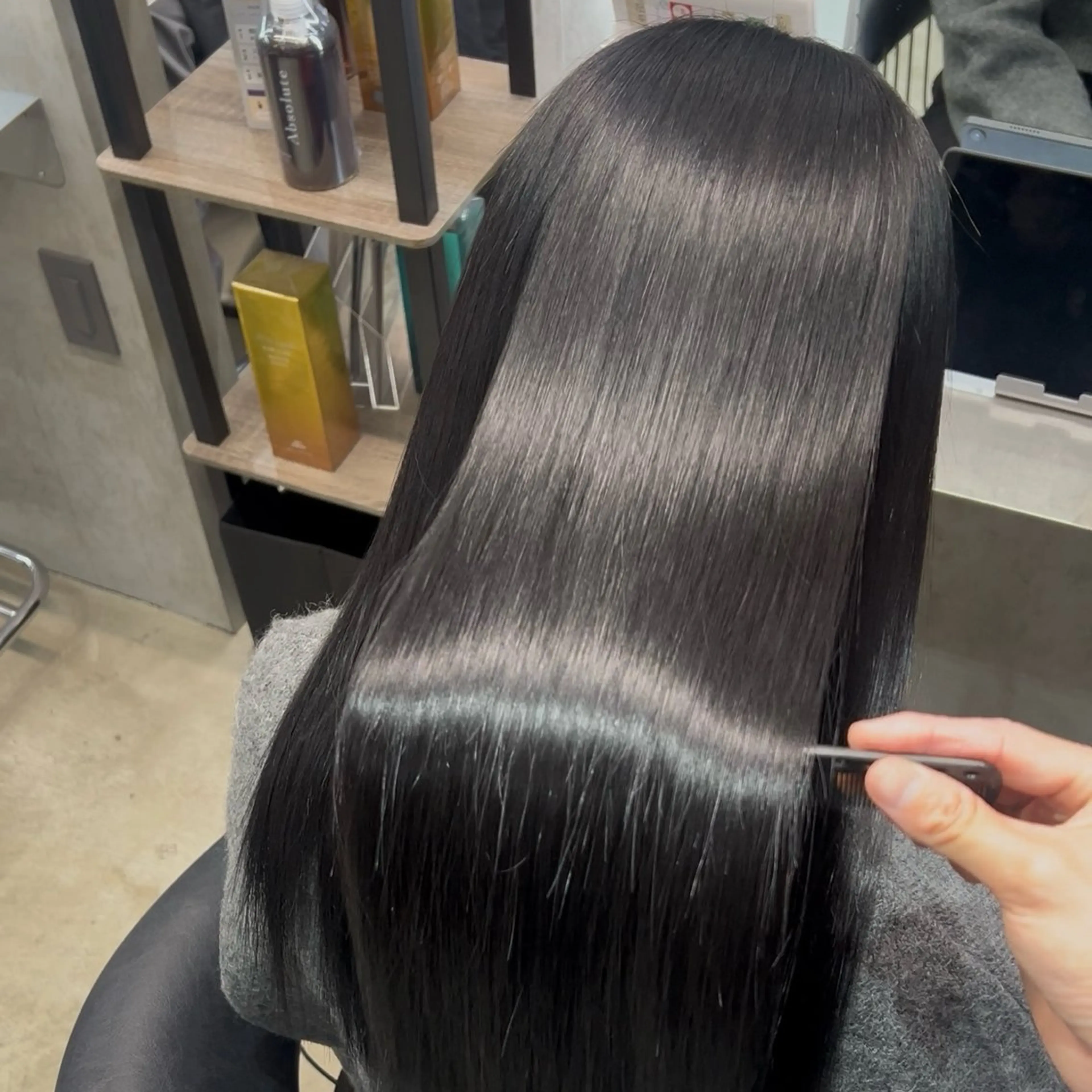 ロング カラー カット ヘアカラー トリートメント etora 渋谷所属・ワンホン×韓国/ 髪質改善/itaruのヘアスタイル