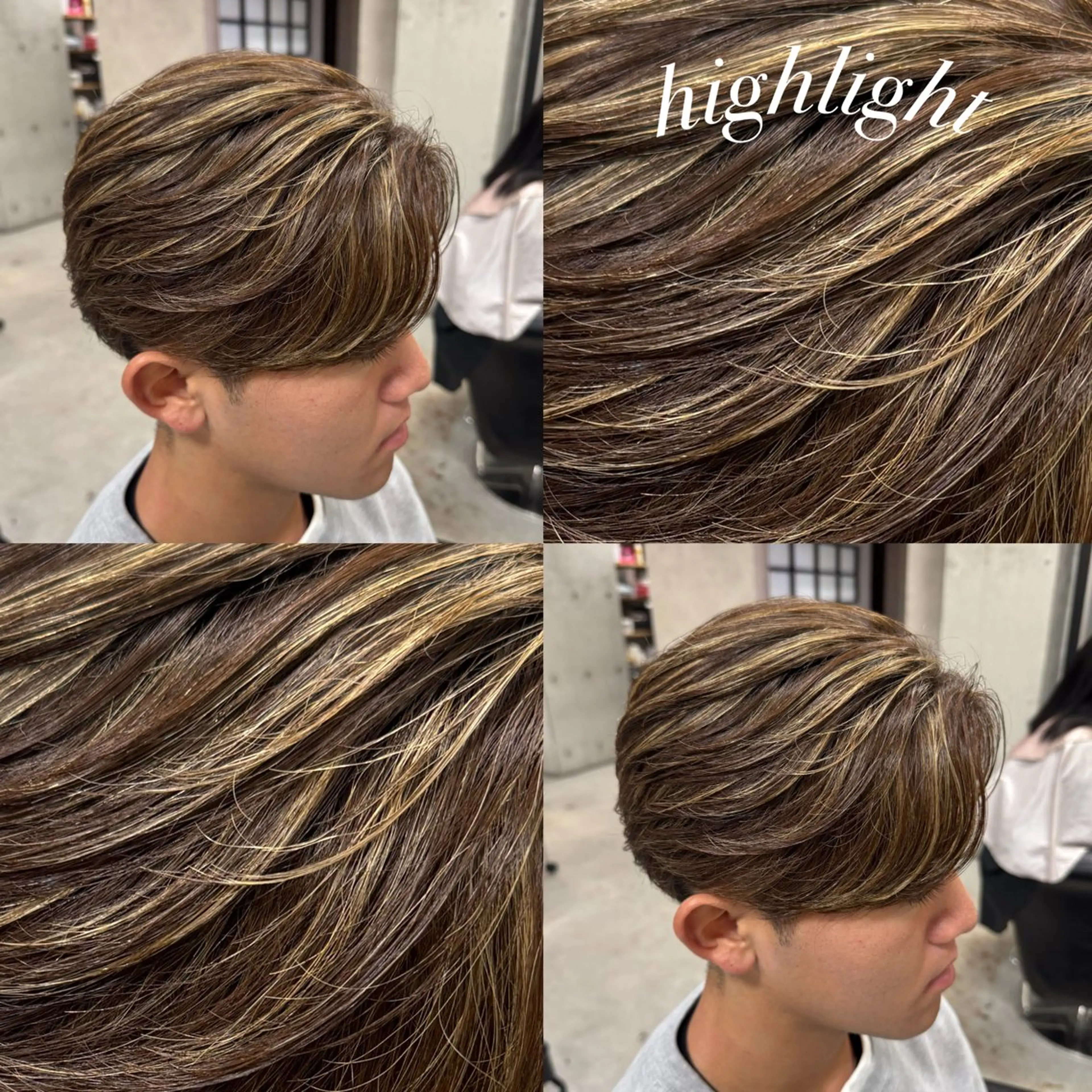 【🖤大人の色気🖤】メンズカット+ハイライト+カラーの写真