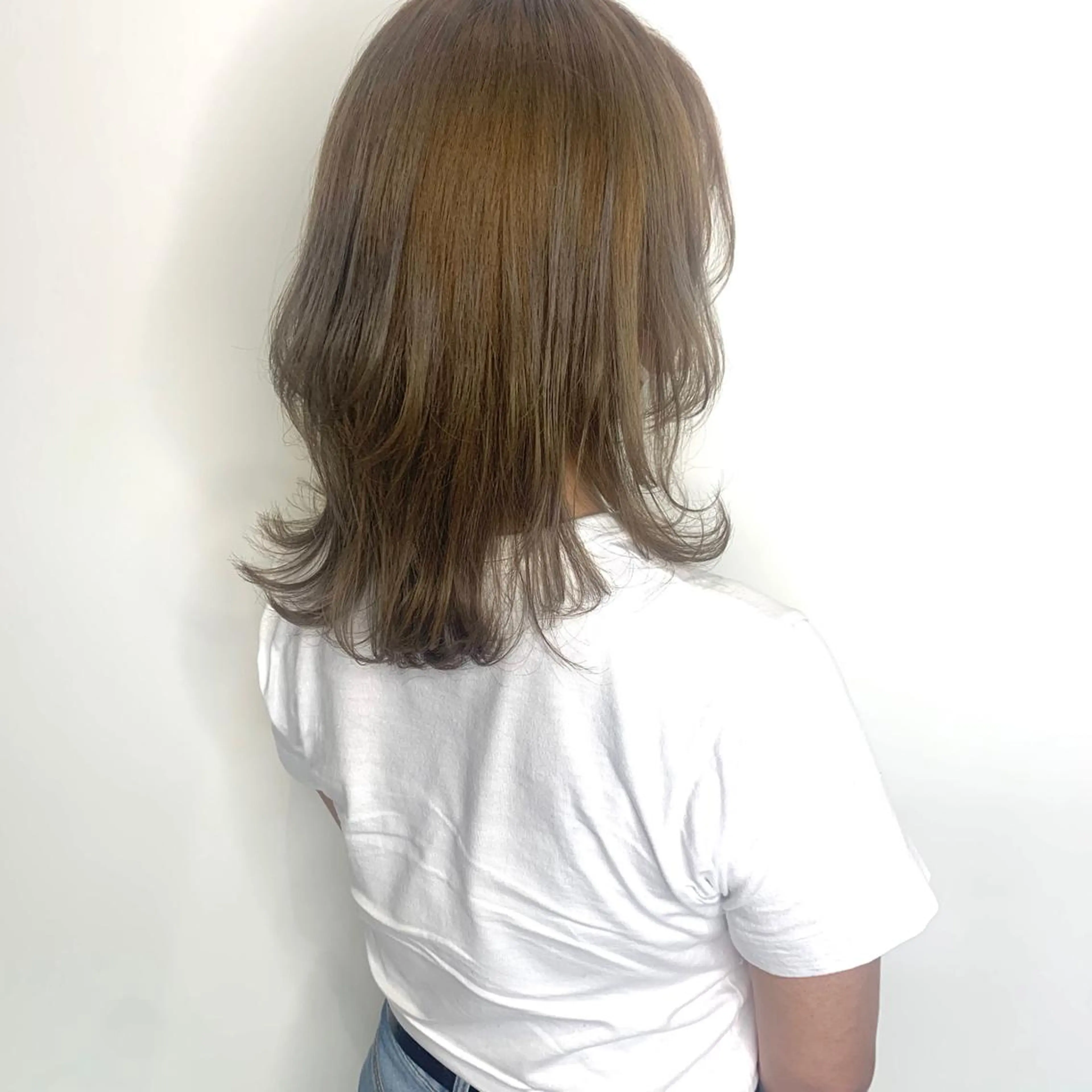 セミロング カラー 𖧷 ⁺. 大人ヘア Yui 𓂃𓈒𓏸のヘアスタイル