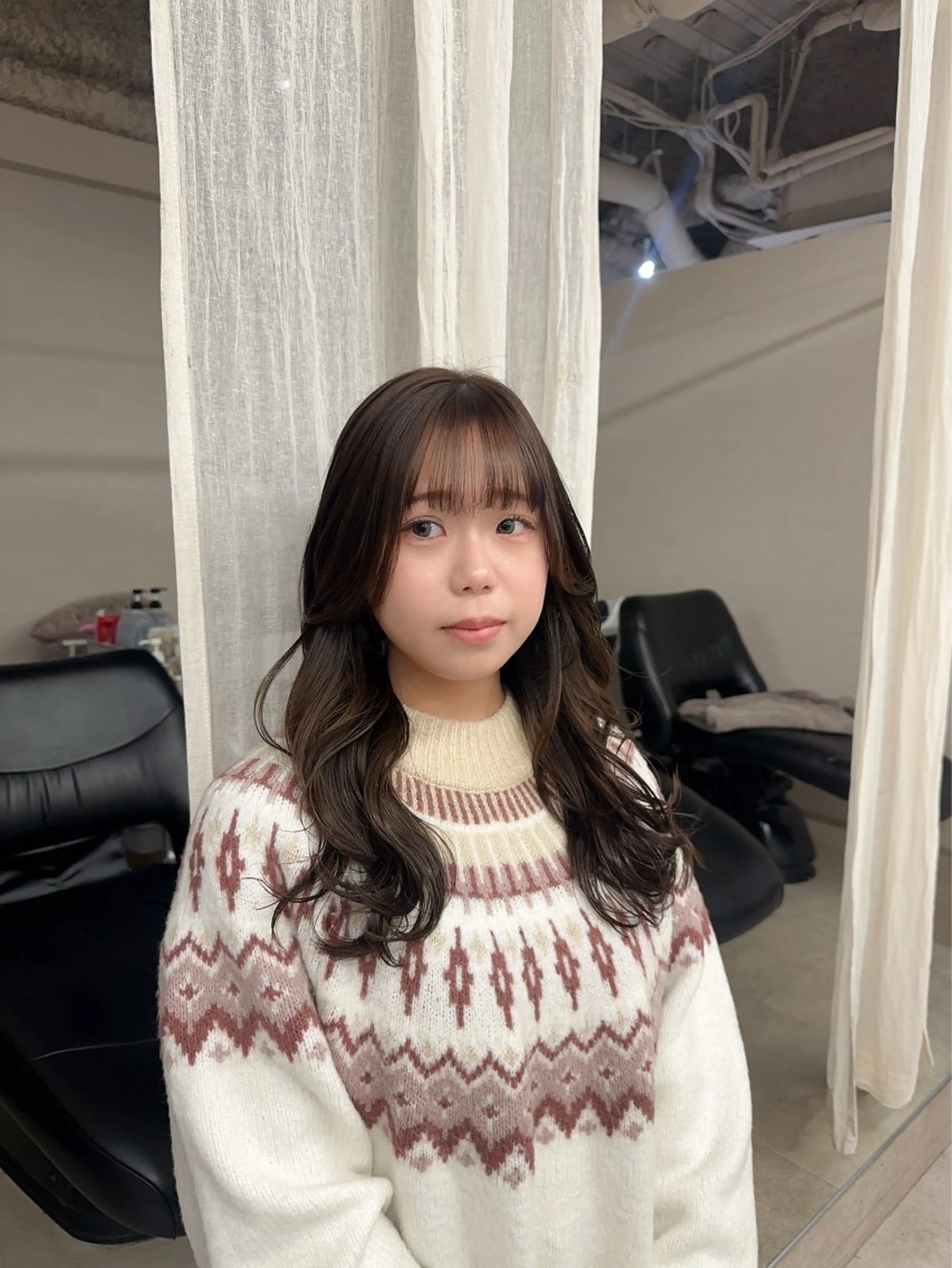 ロング 梅田/レイヤーモデル 花音のヘアスタイル