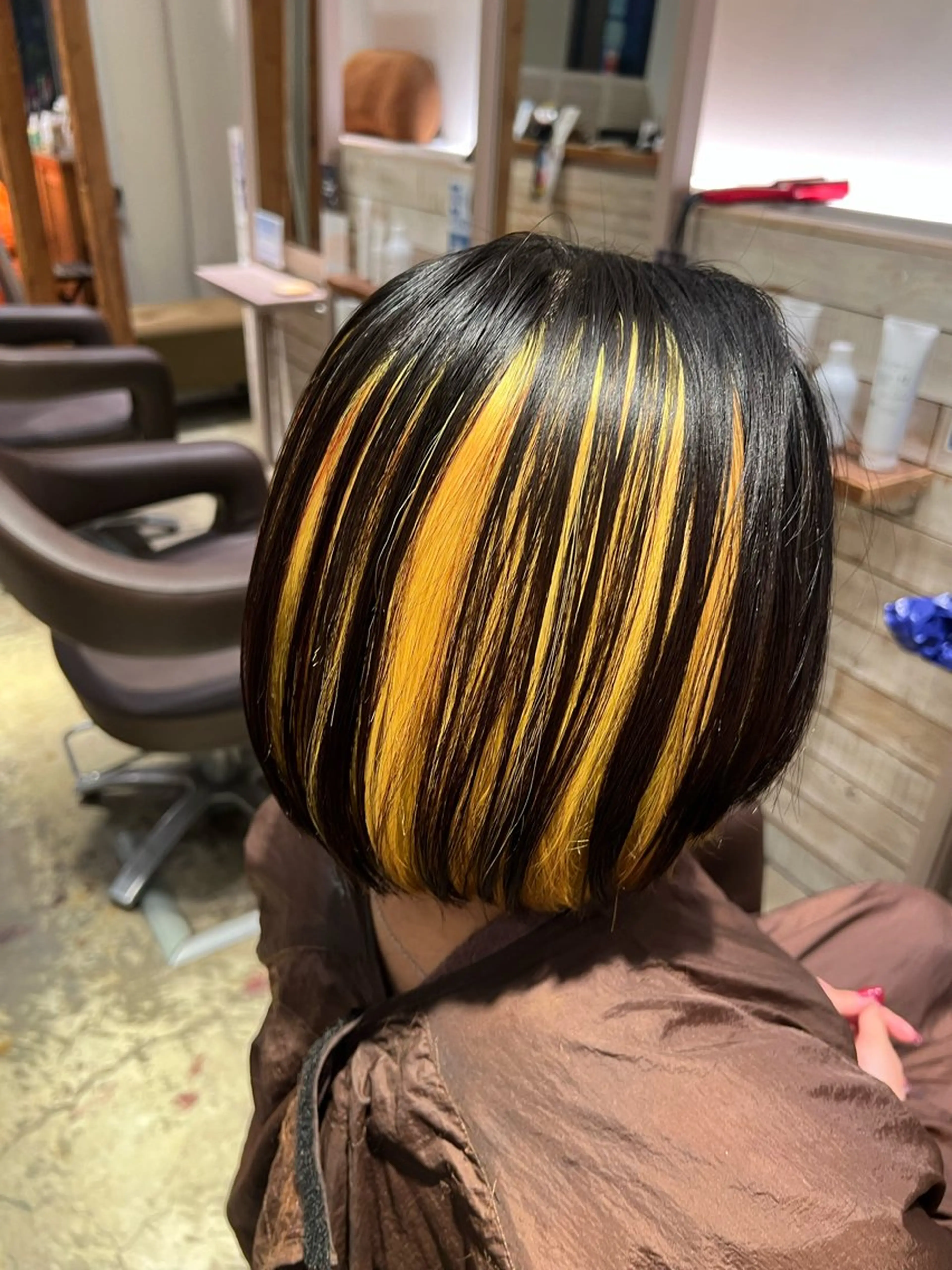 カラー ヘアカラー HAIR&MAKE EARTH 戸塚店所属・透明感デザインカラー /髙橋/白髪ぼかし可のヘアスタイル