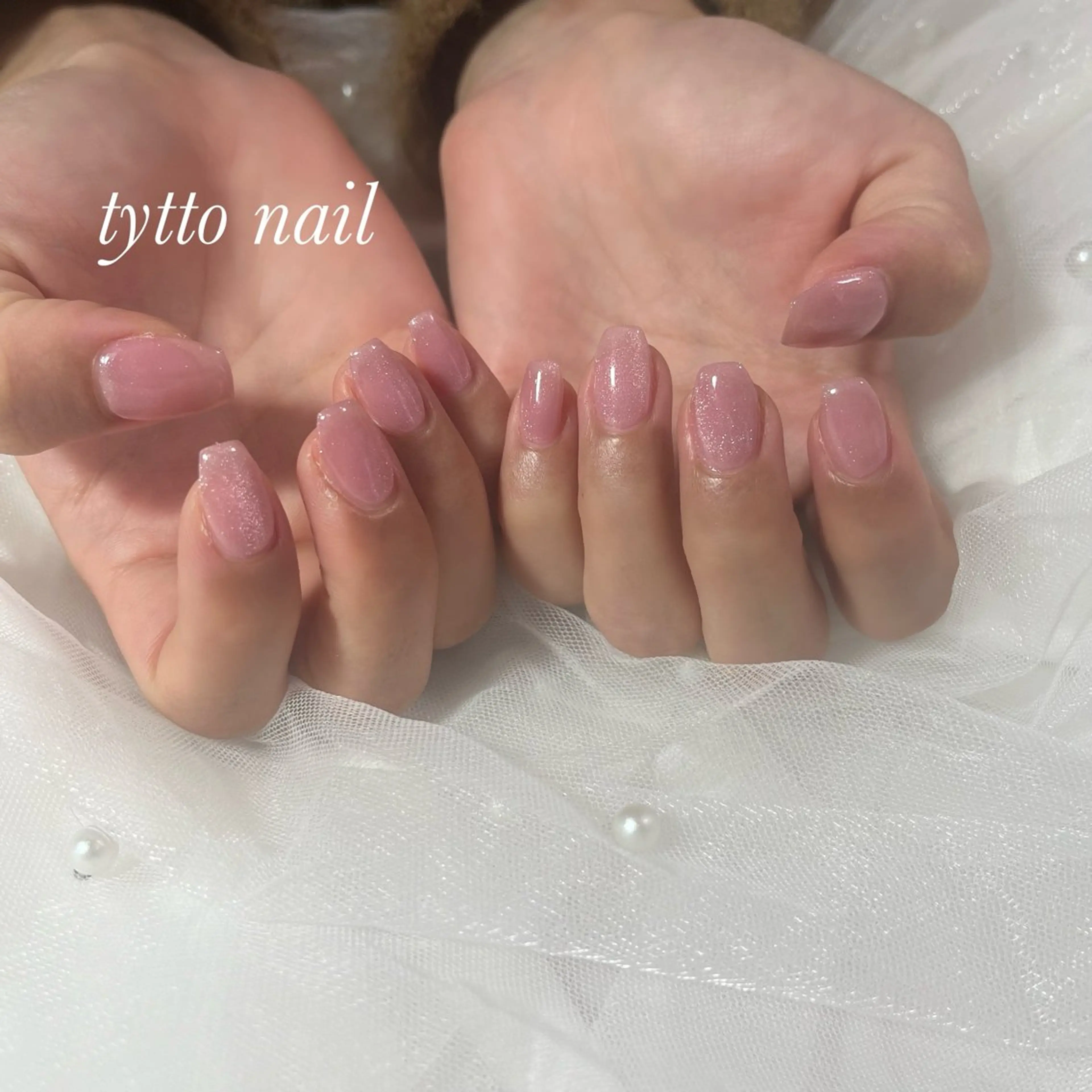 ネイル キラキラネイル 韓国ネイル マグネットネイル オフィスネイル ワンカラーネイル tytto nail ❤︎‪‪eri‪‪のネイルデザイン