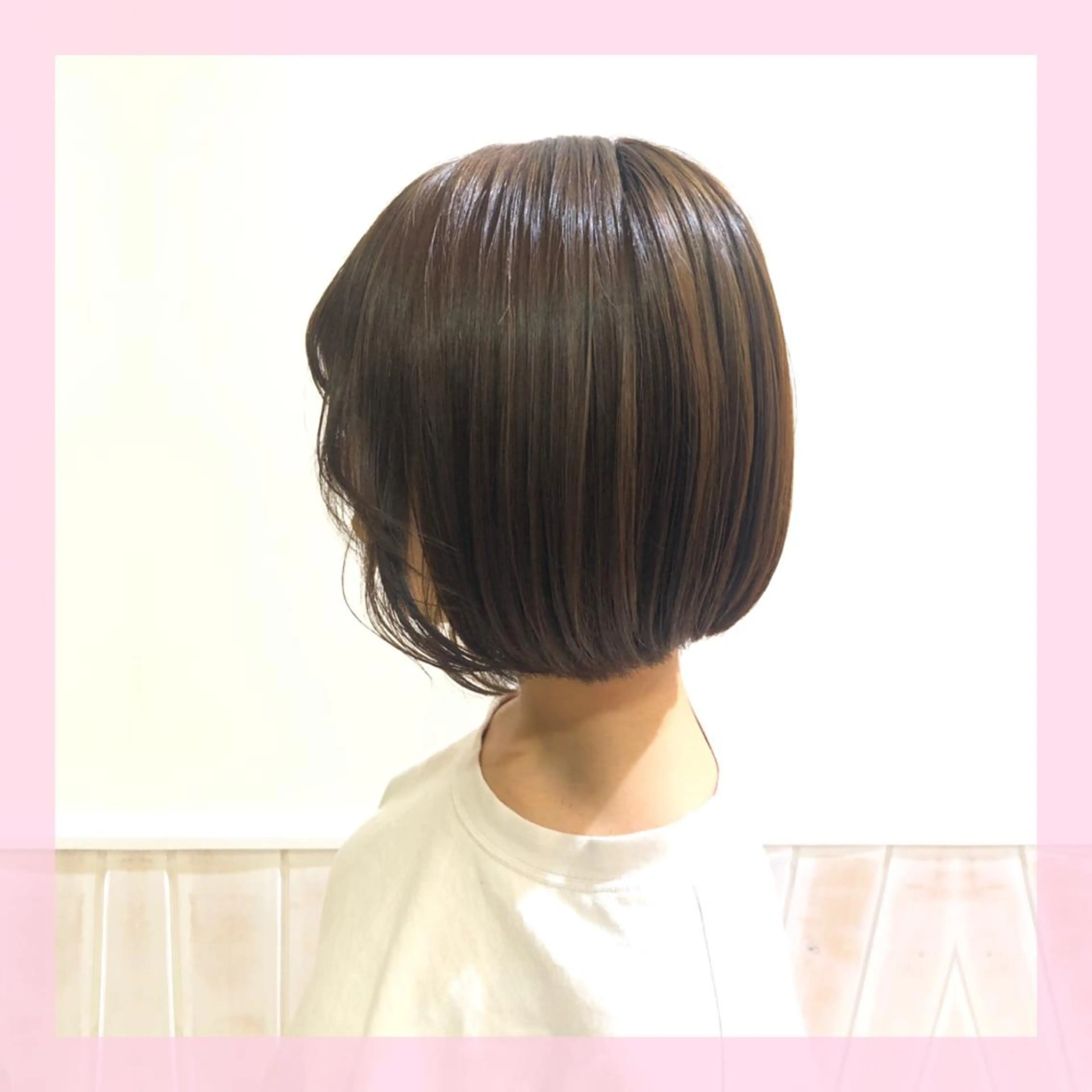 ショート カラー ブラウンカラー ショコラブラウン ボブ カット ヘアカラー トリートメント plum.所属・🍒前川 🍒のヘアスタイル