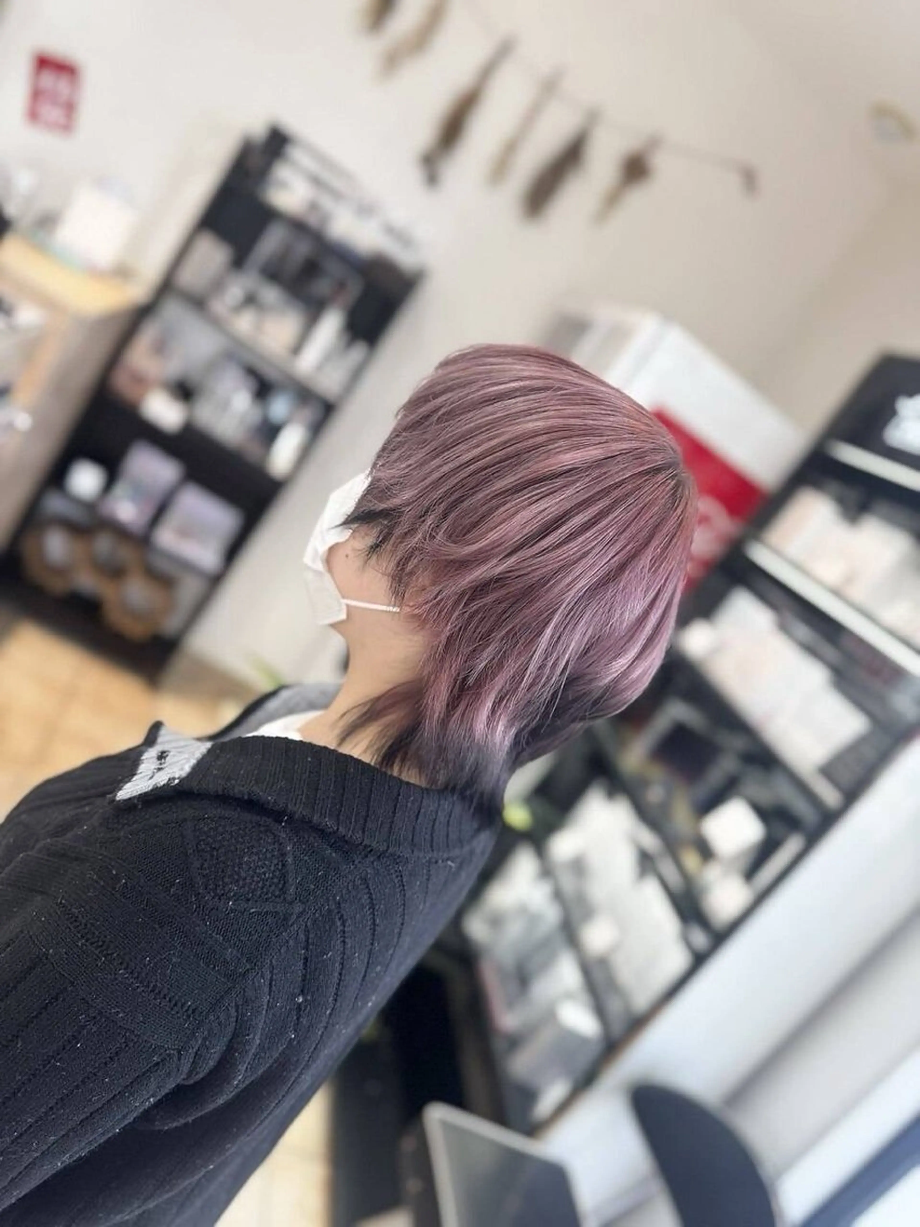 カラー ヘアカラー 甲斐谷 真凜のヘアスタイル
