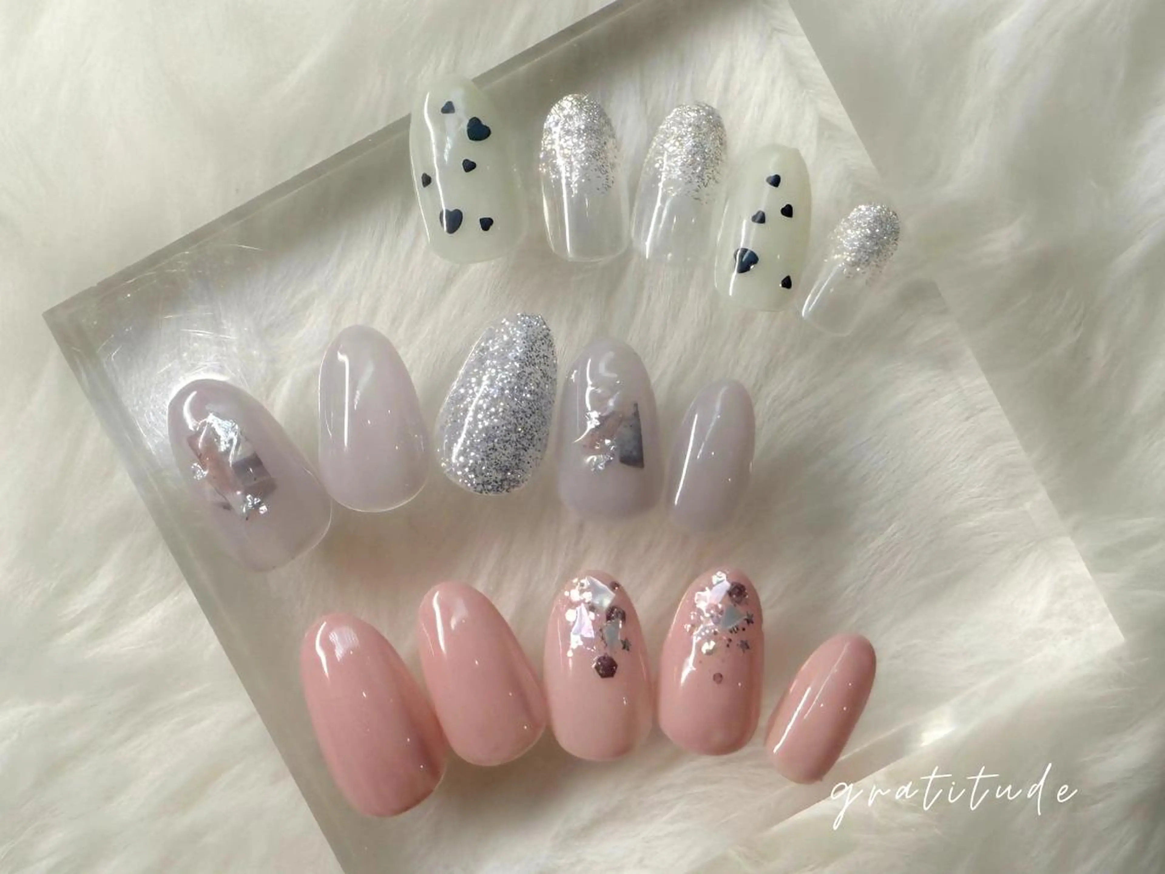 定額デザインネイル＜シンプル＞　¥7,000→¥6,500の写真