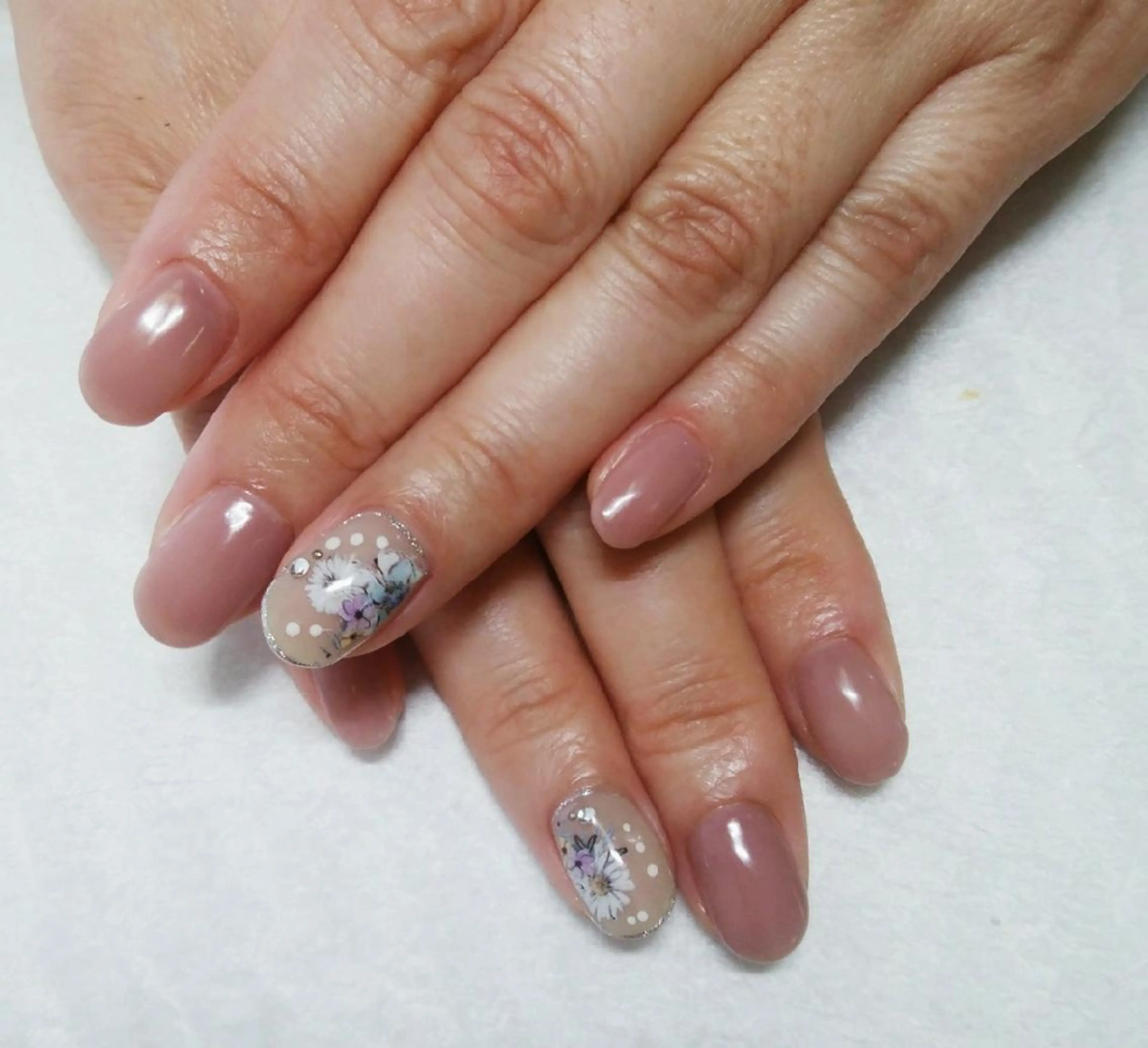 ネイル フラワーネイル リラクゼーション＆ネイル仙殊~センジュ~所属・senju 　のネイルデザイン