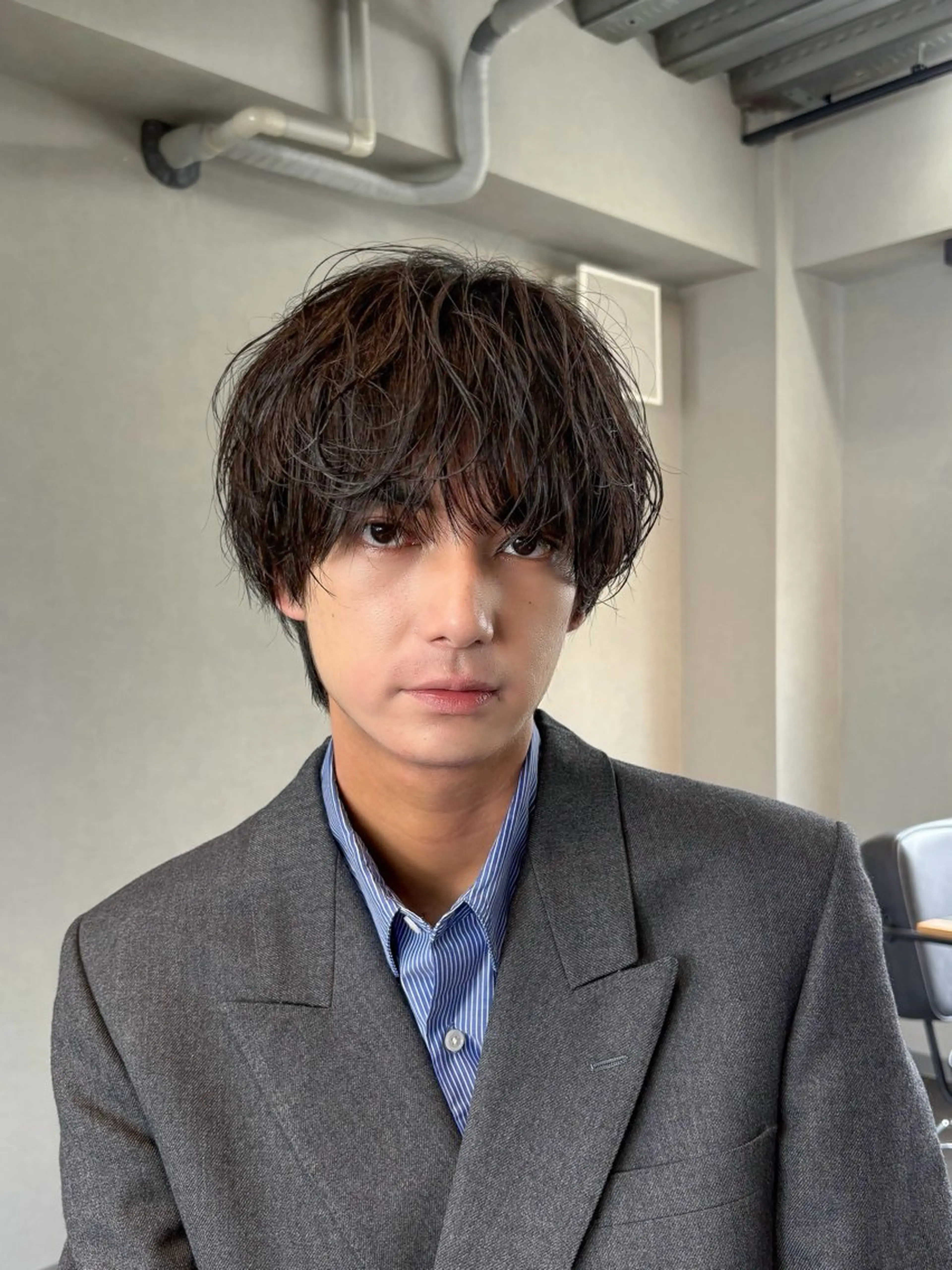 ショート カラー パーマ メンズ カット パーマ 🎧【パーマ師】 SOUMA🎧のヘアスタイル