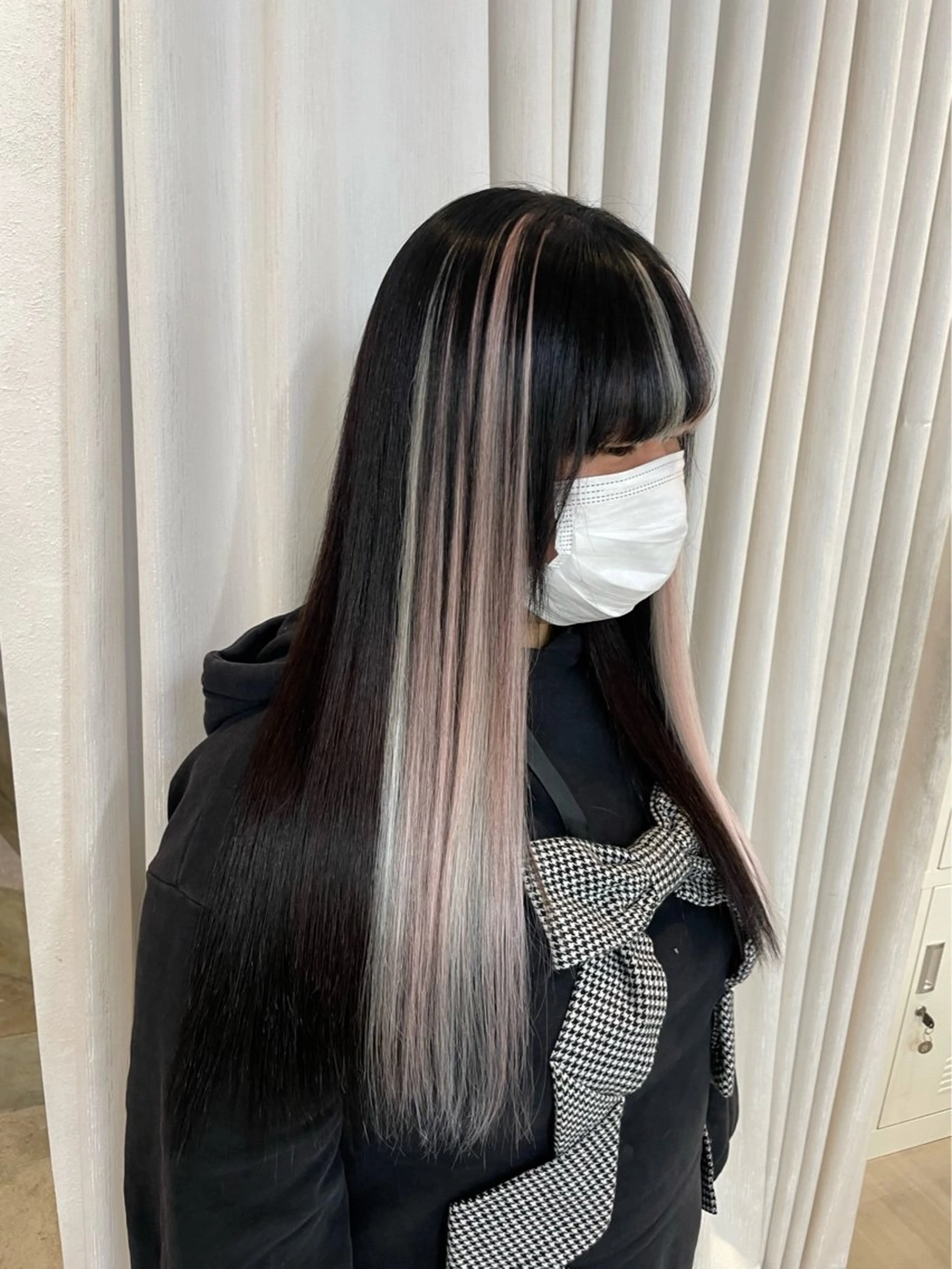 ロング シールエクステ エクステ エクステ 安井まゆ _Box mico.のヘアスタイル