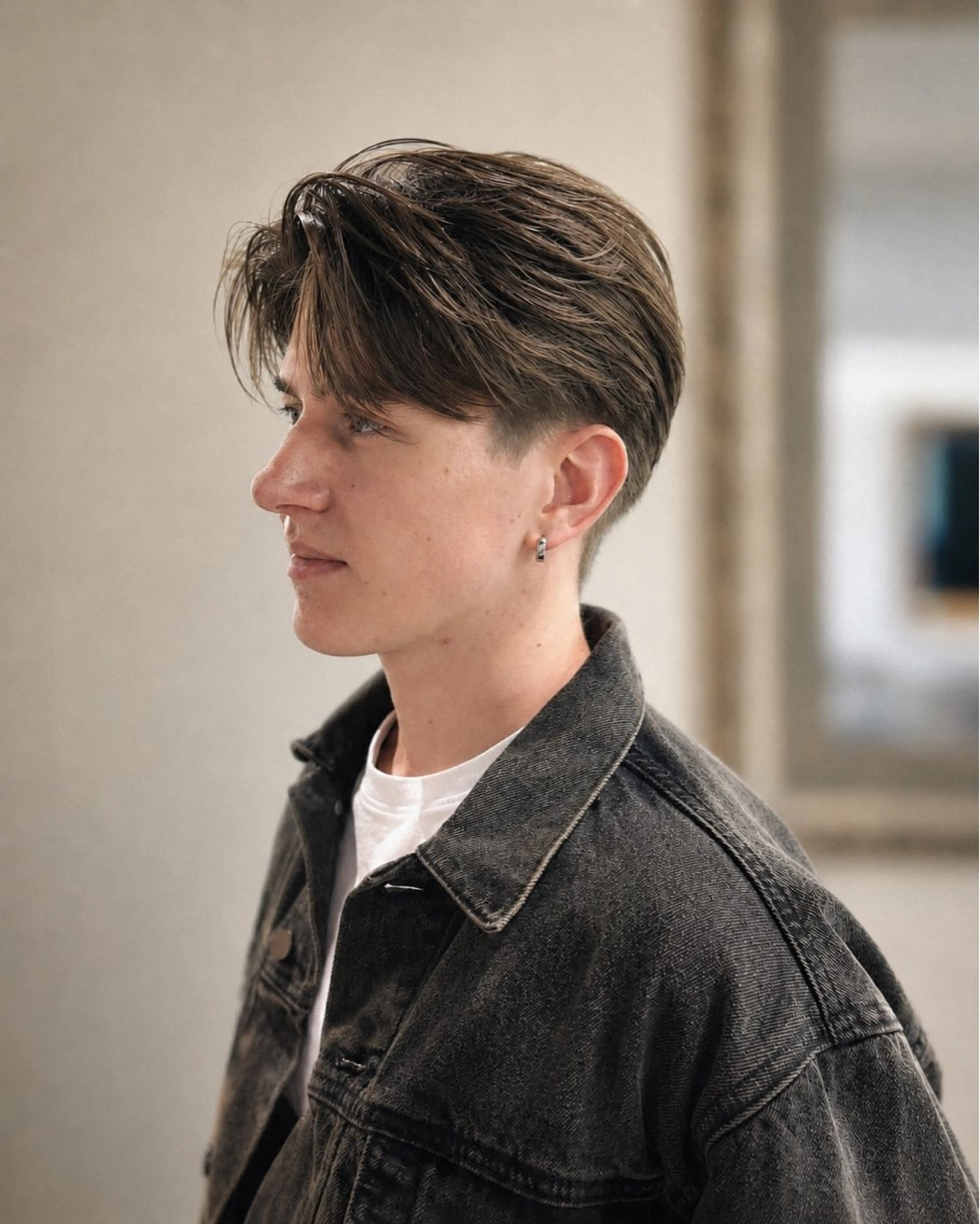 【オープン記念💈】【ご新規様限定🔥】【メンズカット+ニュアンスパーマ】【ワンカールの毛流れパーマでオシャレに✨】の写真
