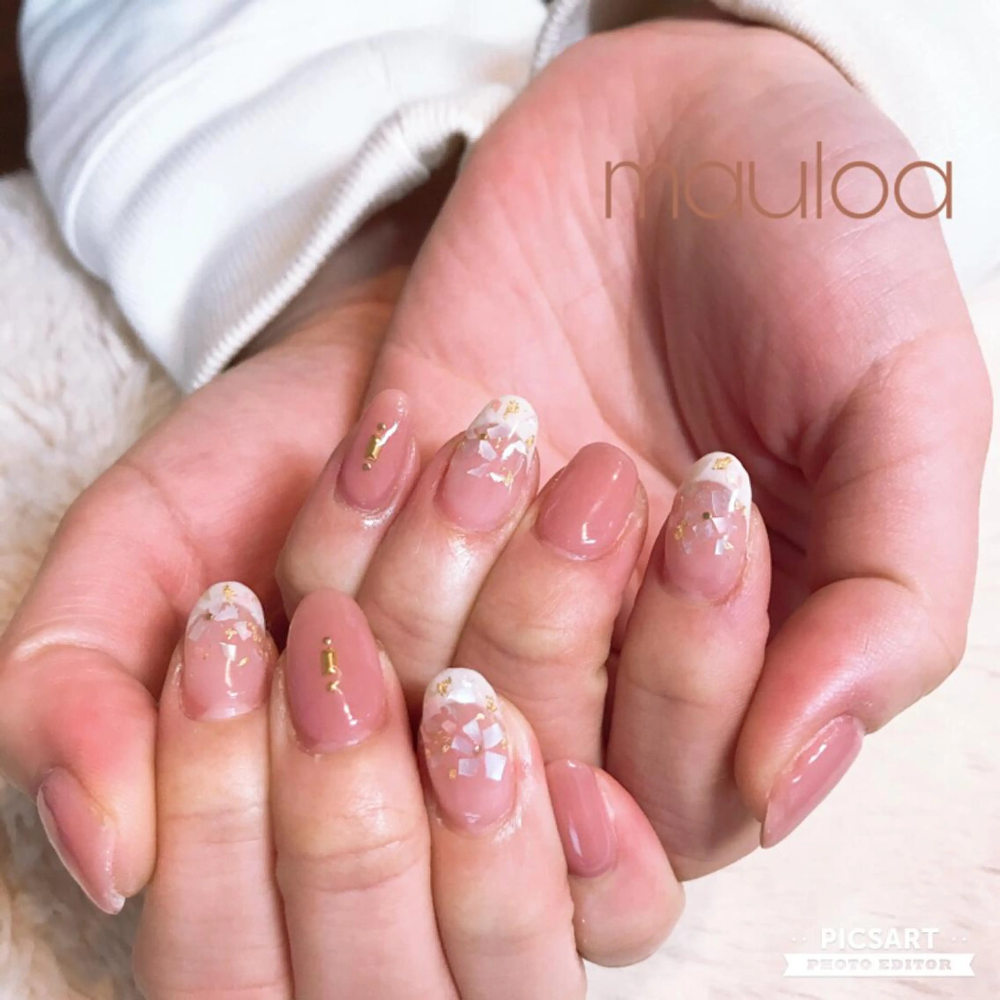 ネイル 桜ネイル フレンチネイル pipi ..のネイルデザイン