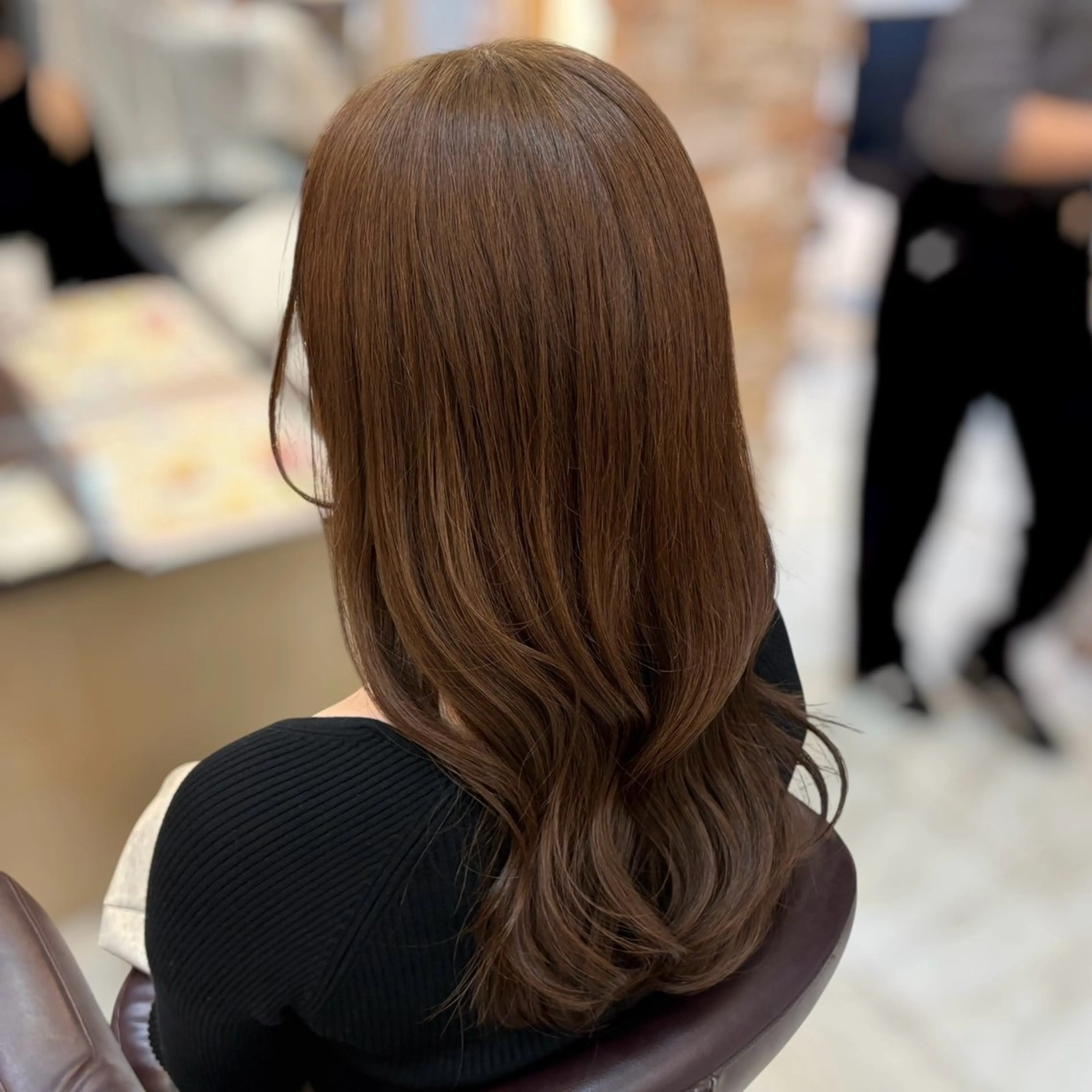 ロング カット ヘアカラー トリートメント 🧸HARUNA 艶髪✨透明感🫧のヘアスタイル