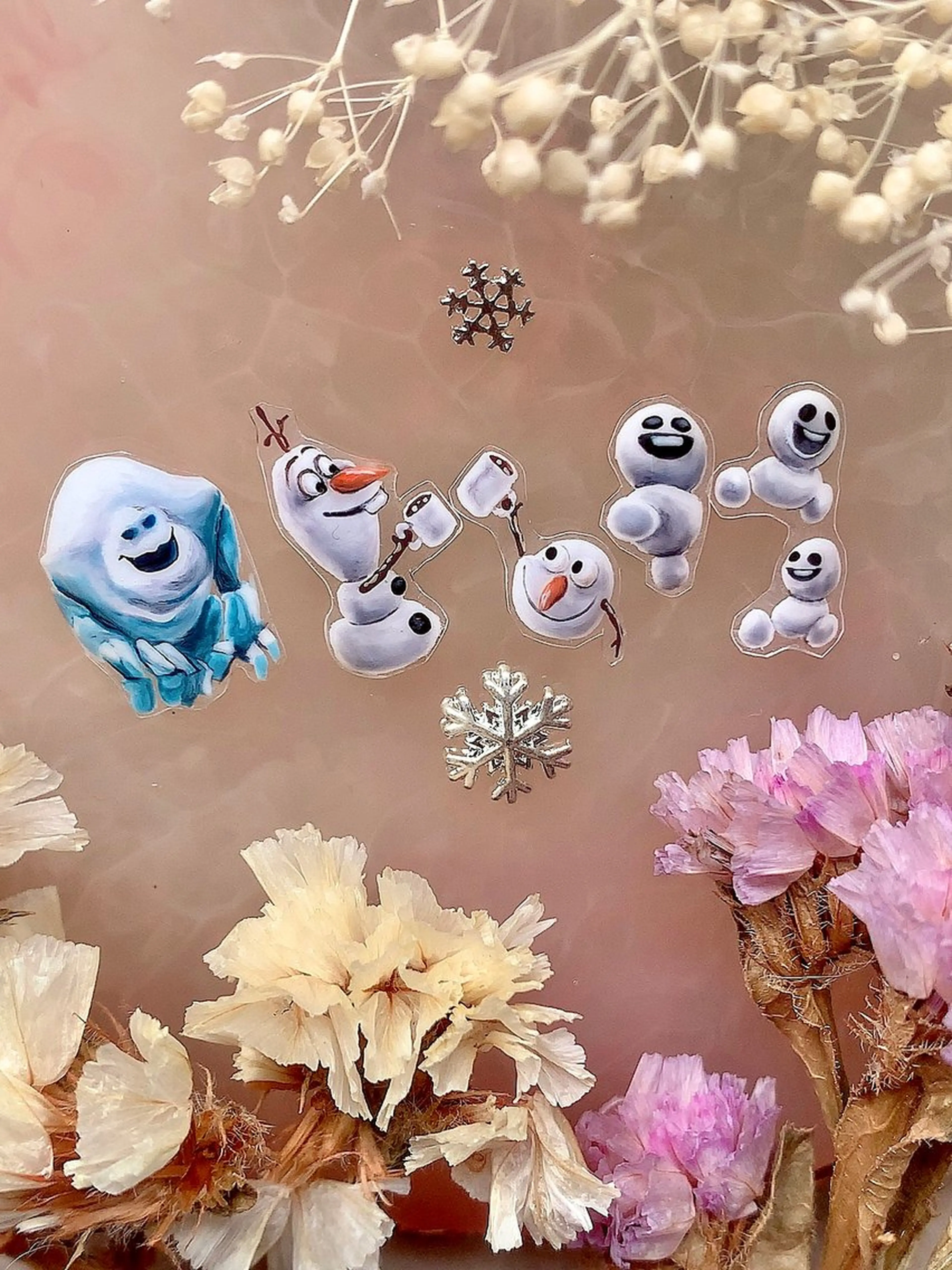 ネイル アートネイル ぷっくりネイル 冬ネイル 3Dアートネイル💗 都築レナのネイルデザイン