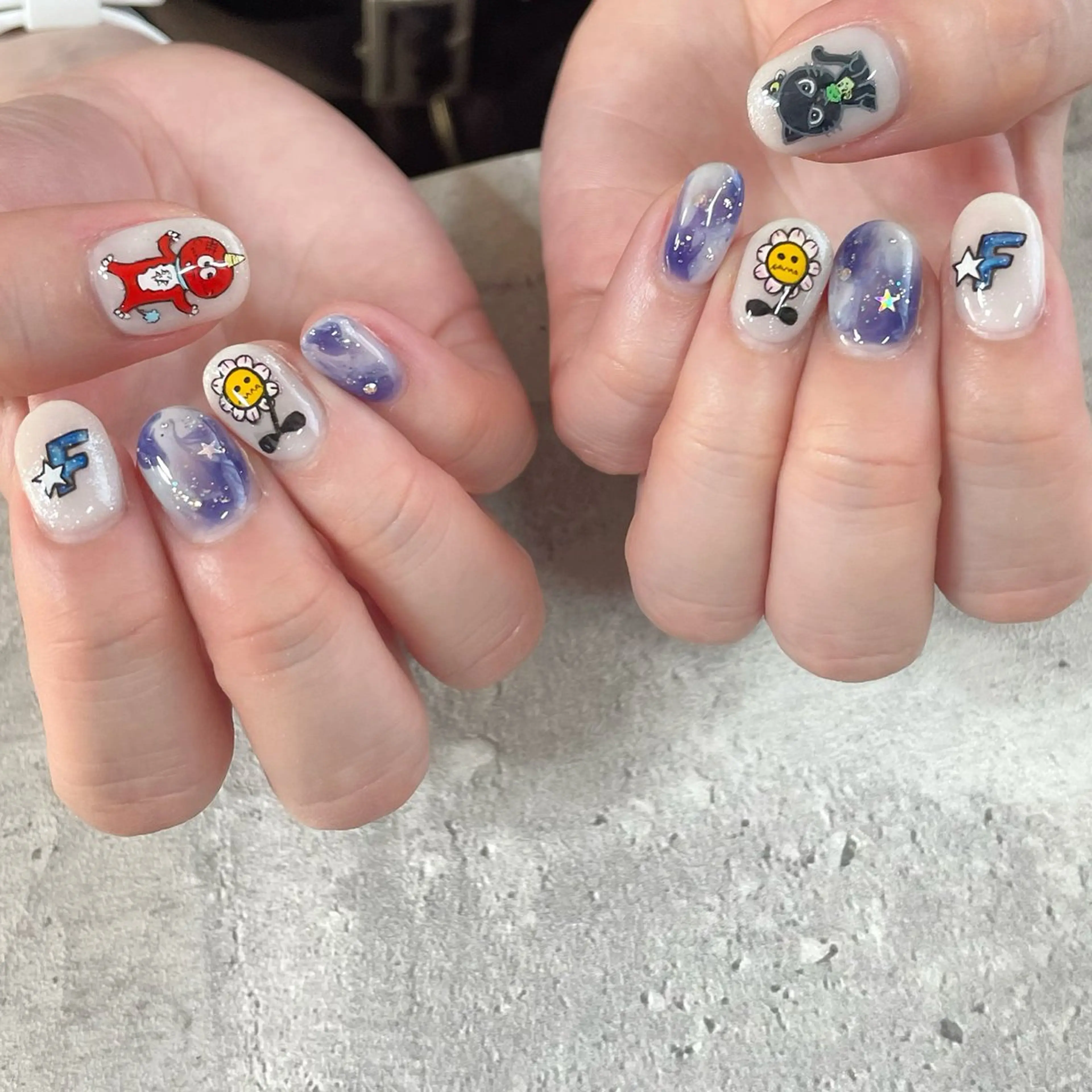 ネイル 東 千夏のネイルデザイン