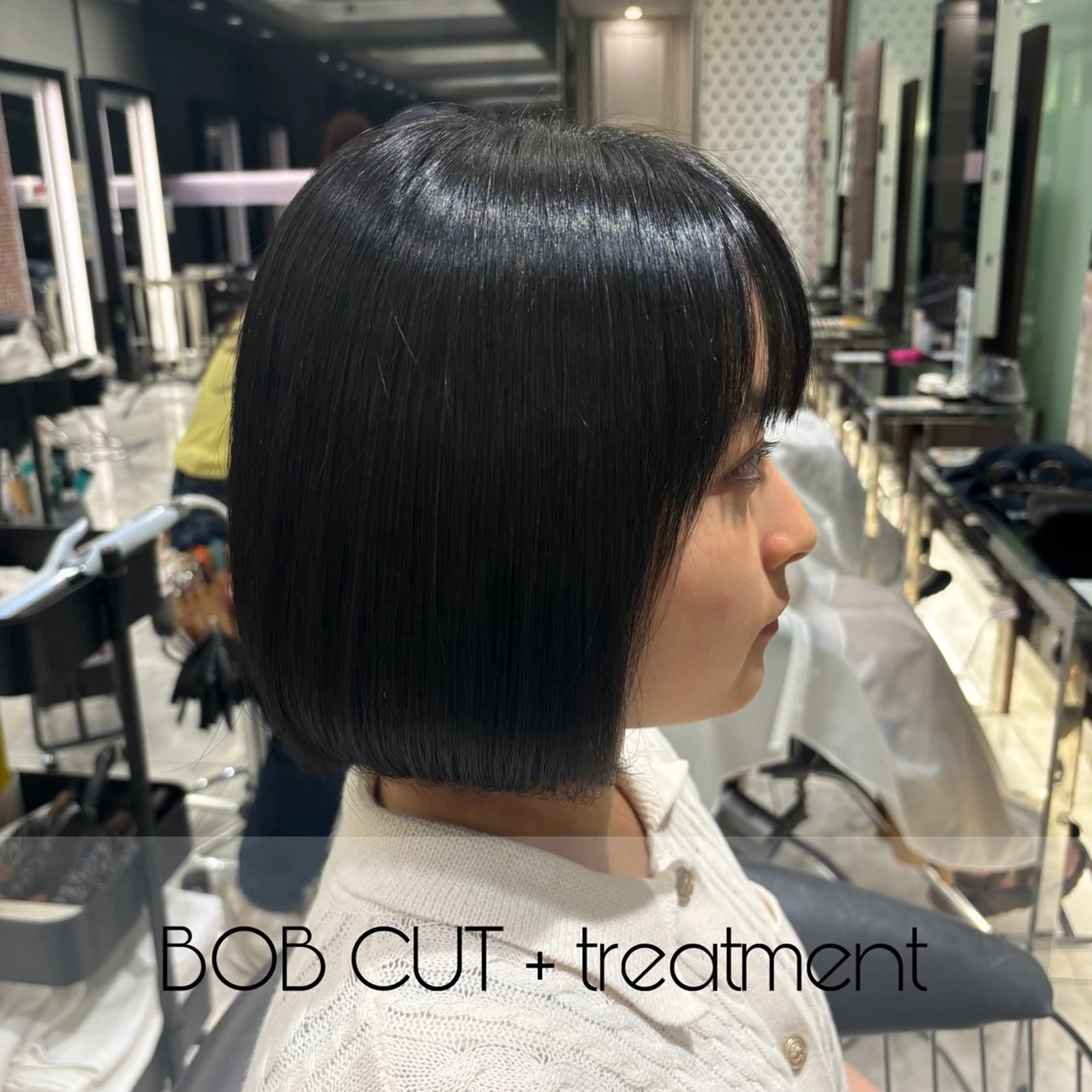 ショート ボブ カット トリートメント 🌸銀座No.1パー マ🌸いでいあやのヘアスタイル