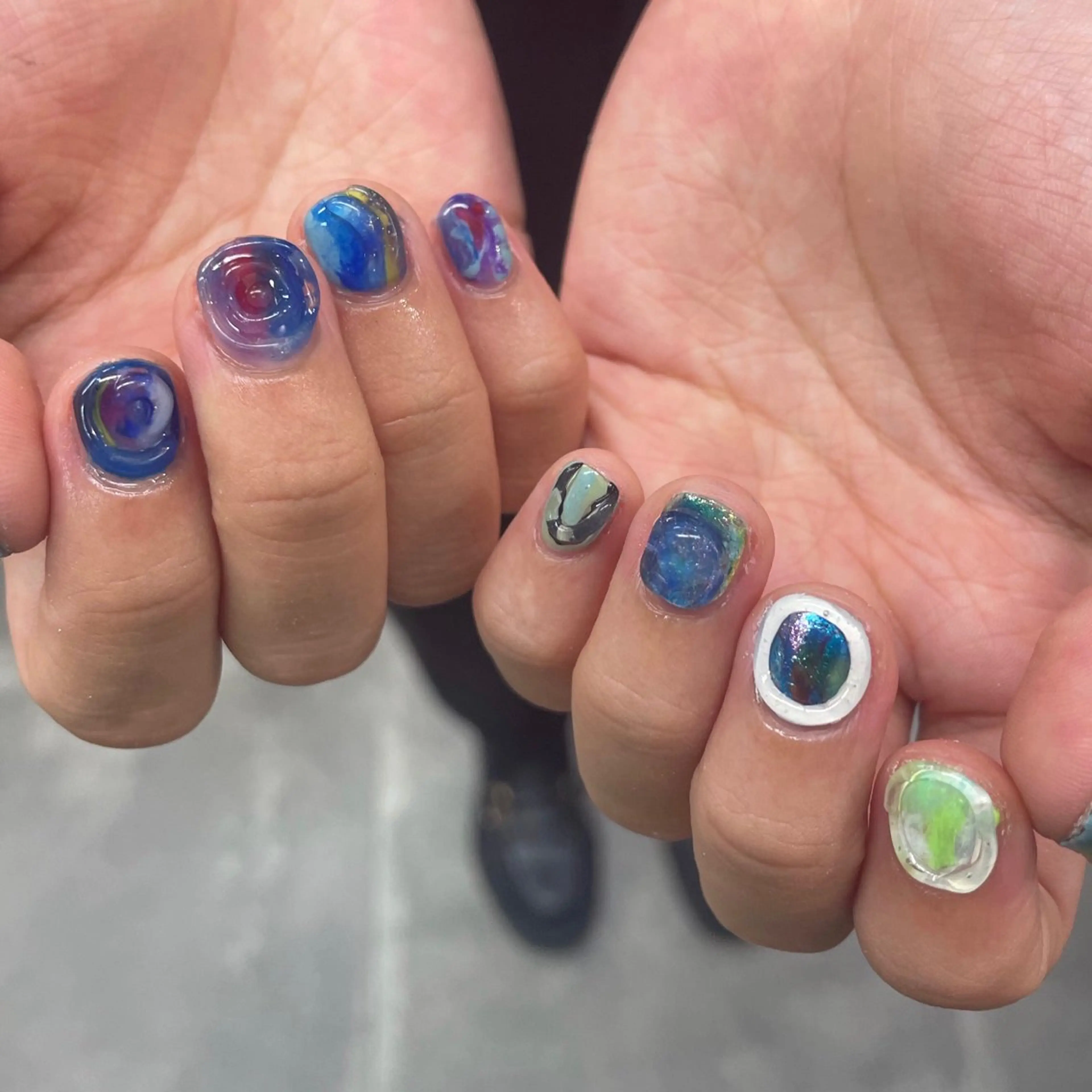 ネイル アートネイル ジェルネイル ニュアンスネイル スカルプネイル nailstudio eviz新宿店のネイルデザイン