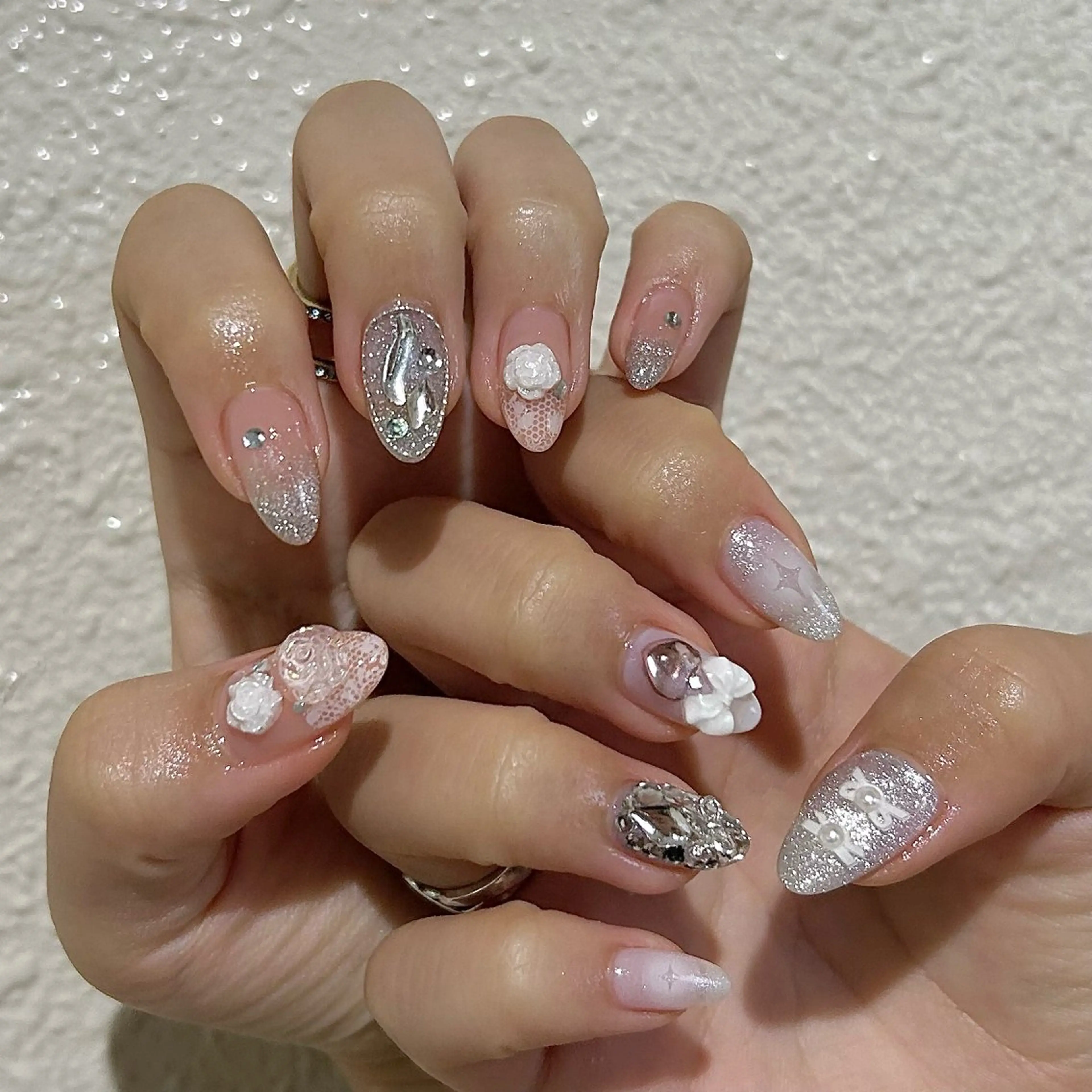 ネイル パラあり！フィルイン 美フォルムのネイルデザイン