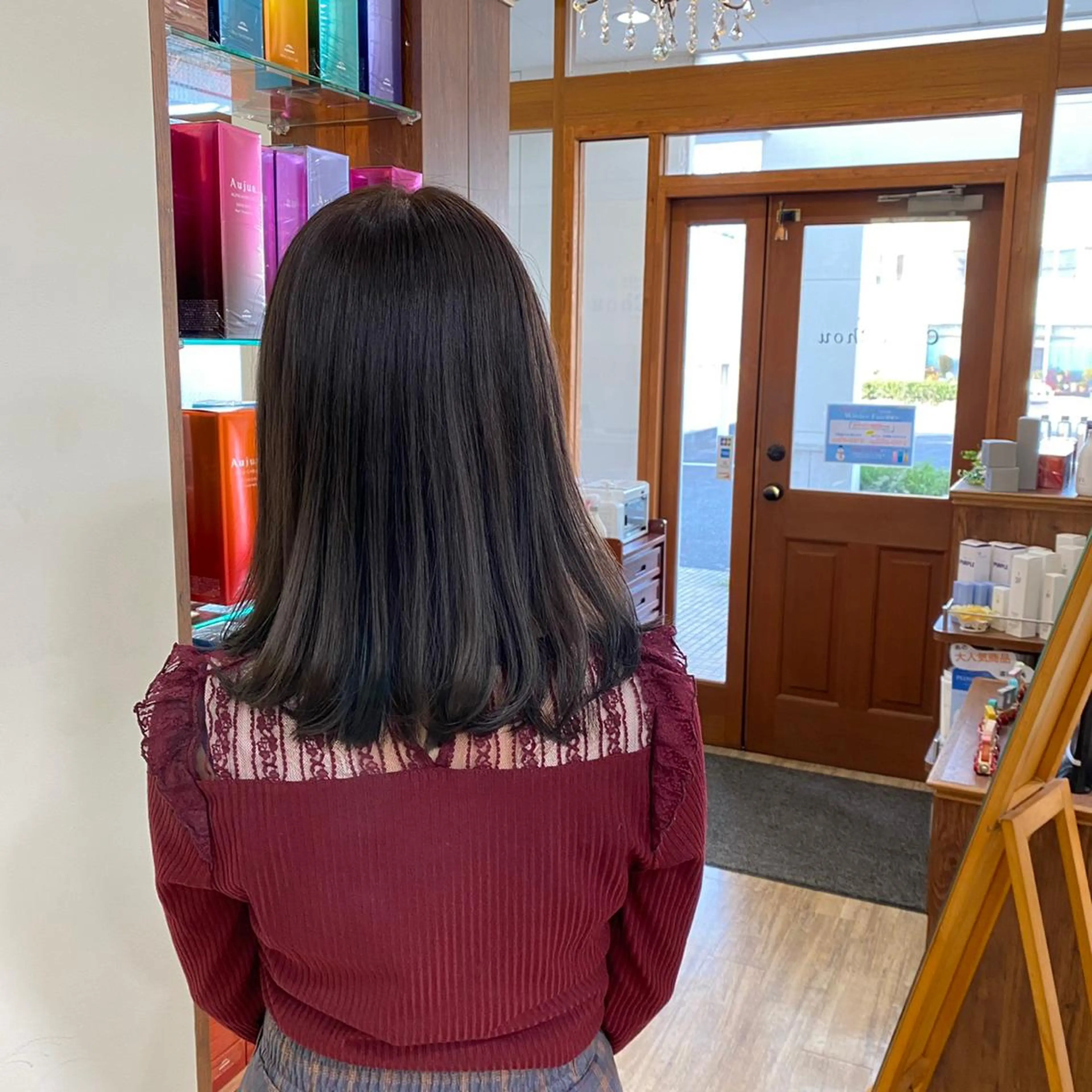 セミロング 尾崎 優也のヘアスタイル