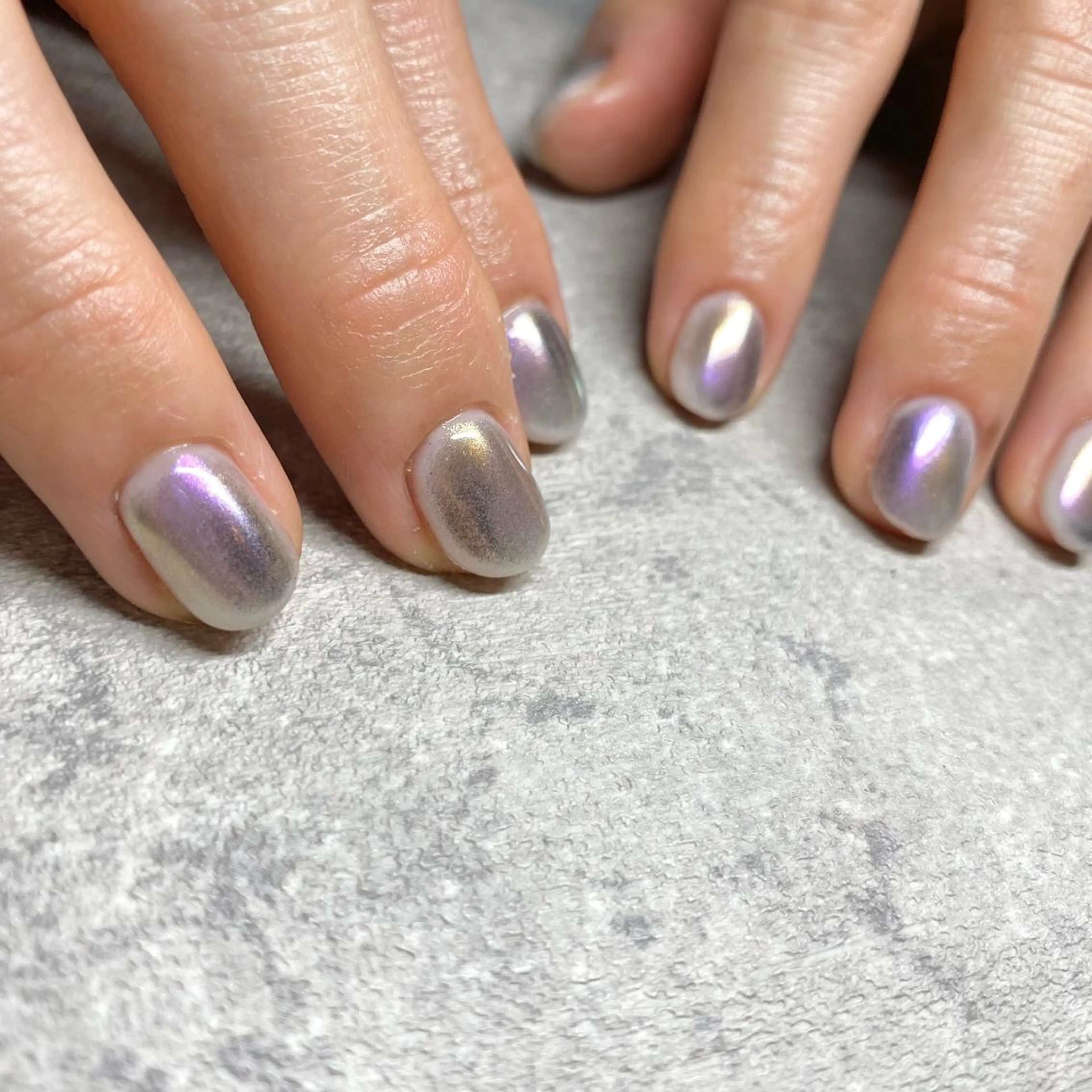 ネイル アートネイル ニュアンスネイル 冬ネイル ハンドネイル 山田 貴子のネイルデザイン