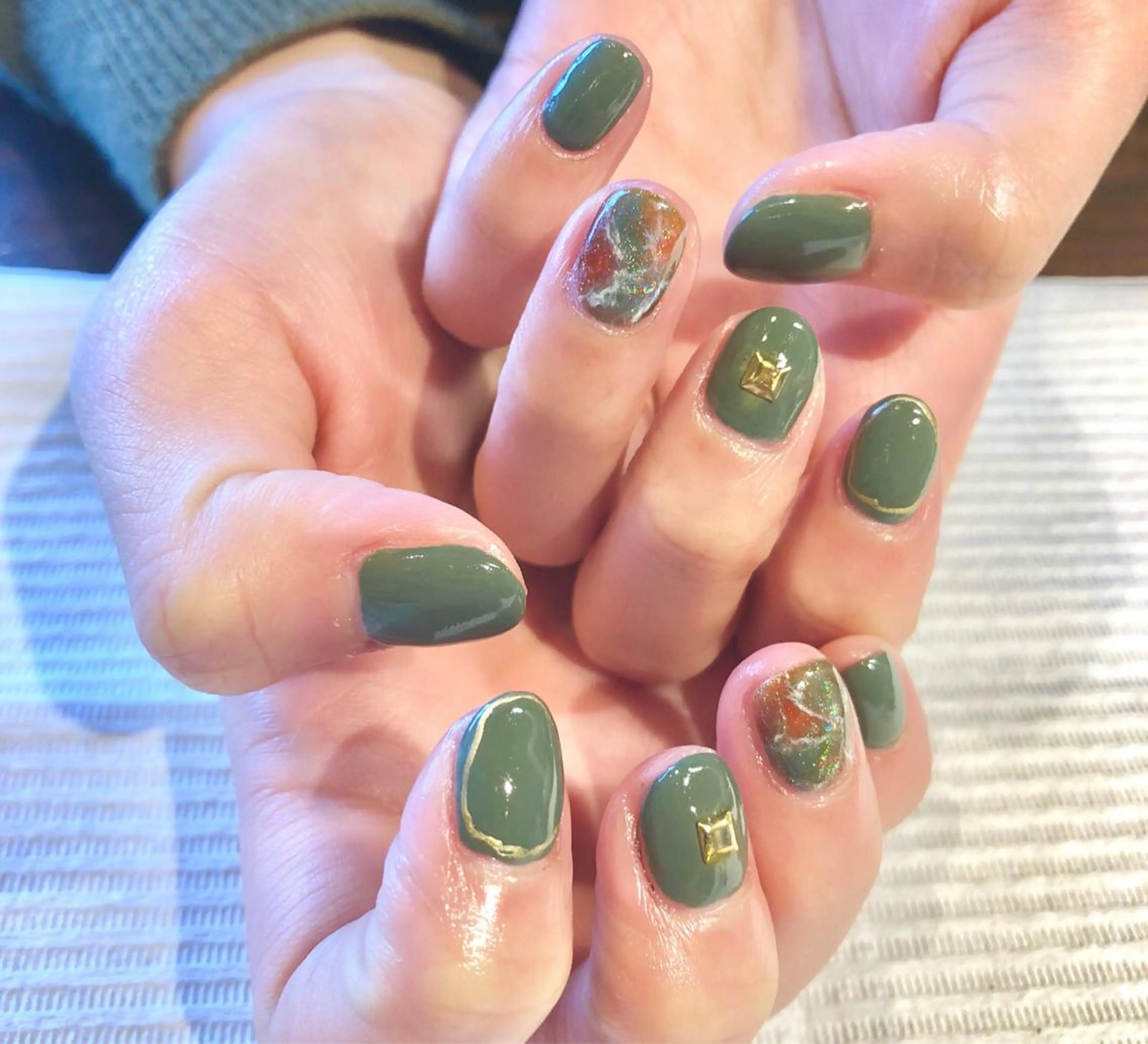 ネイル ニュアンスネイル ワンカラーネイル TRAM-nail moriizumiのネイルデザイン
