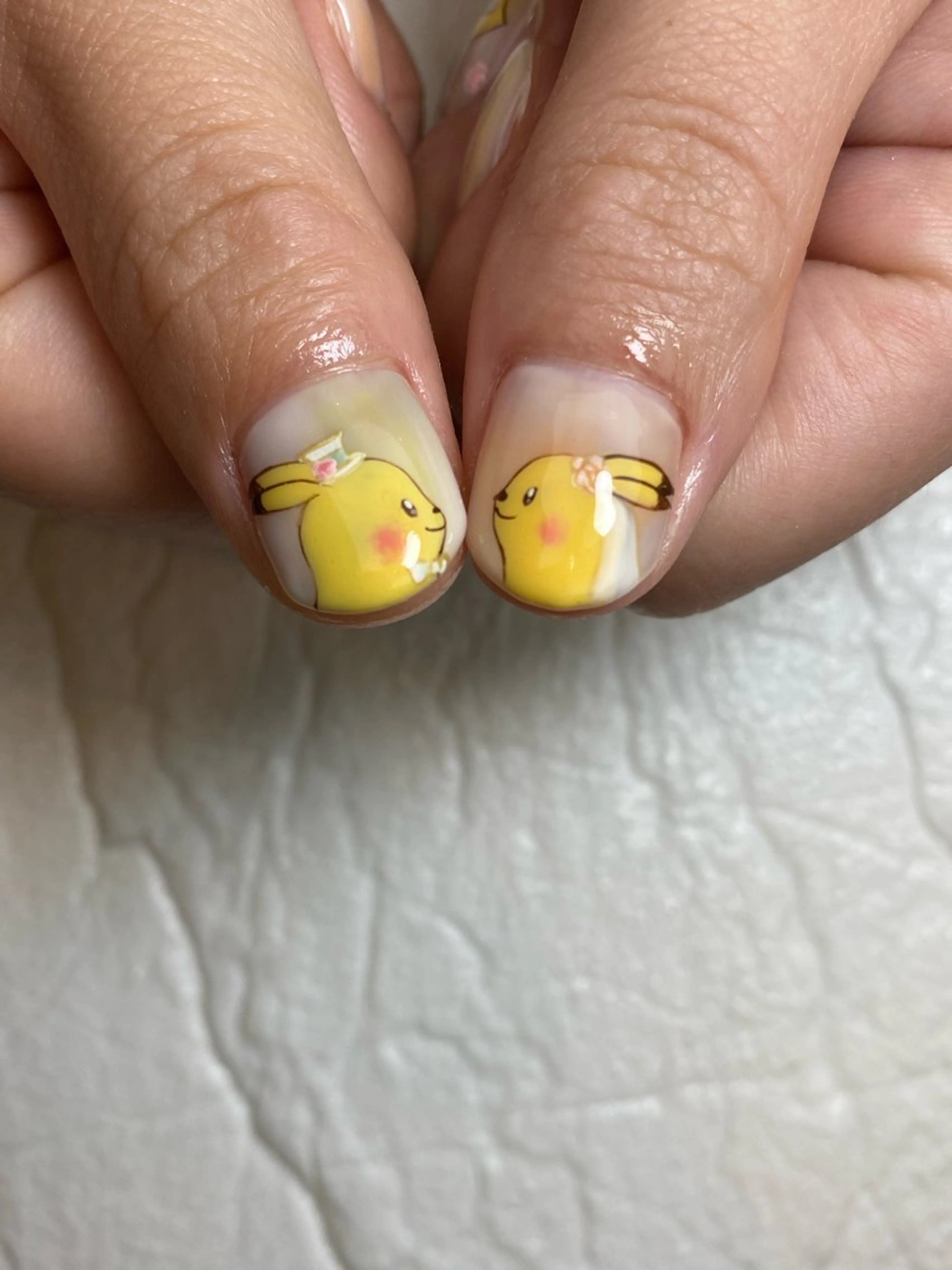 ネイル ブライダルネイル ハンドネイル アトリエみかん所属・MIKA 🍊のネイルデザイン