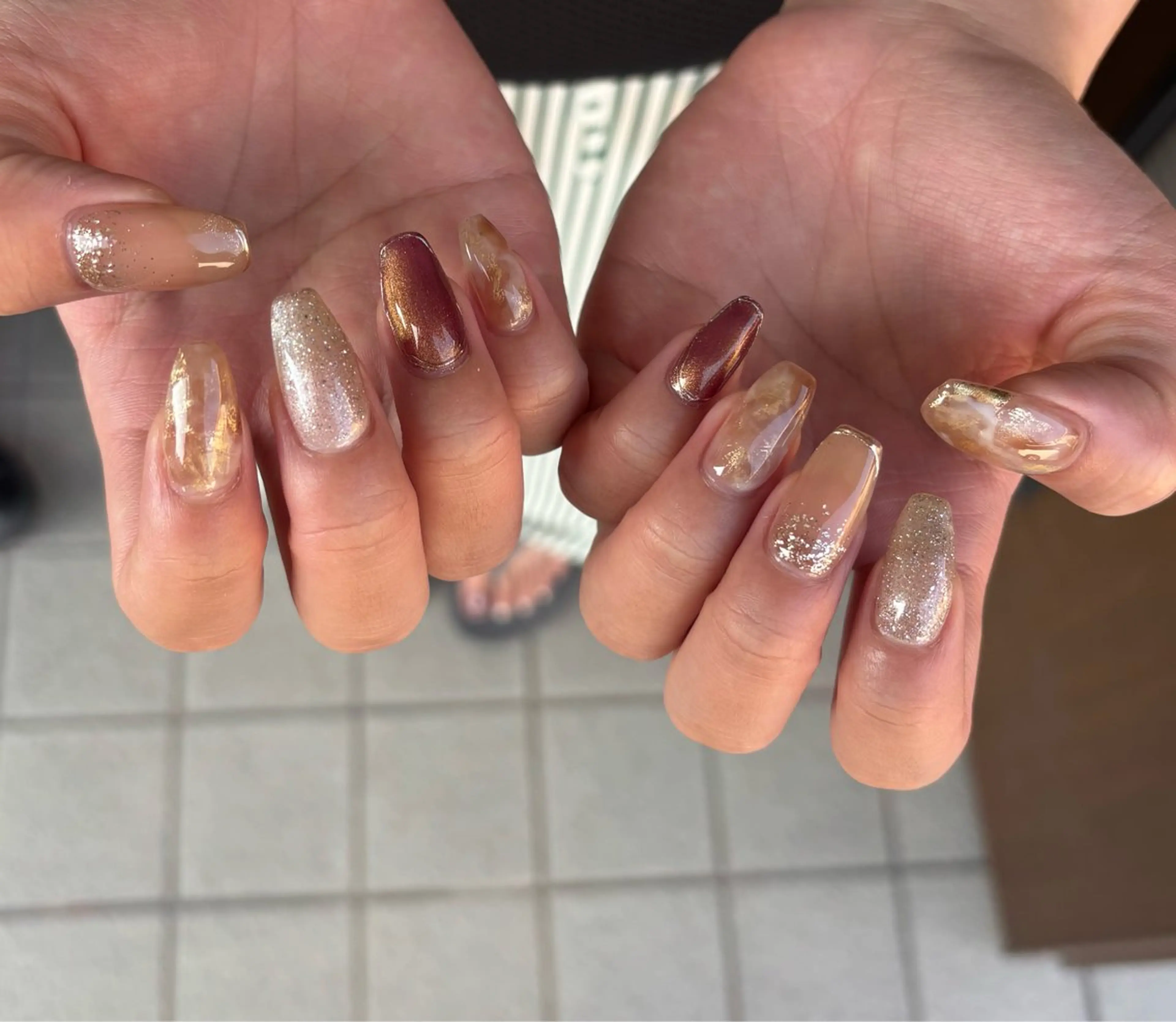 ネイル ニュアンスネイル 門真市ネイルサロン♡ KUMI.HANAのネイルデザイン
