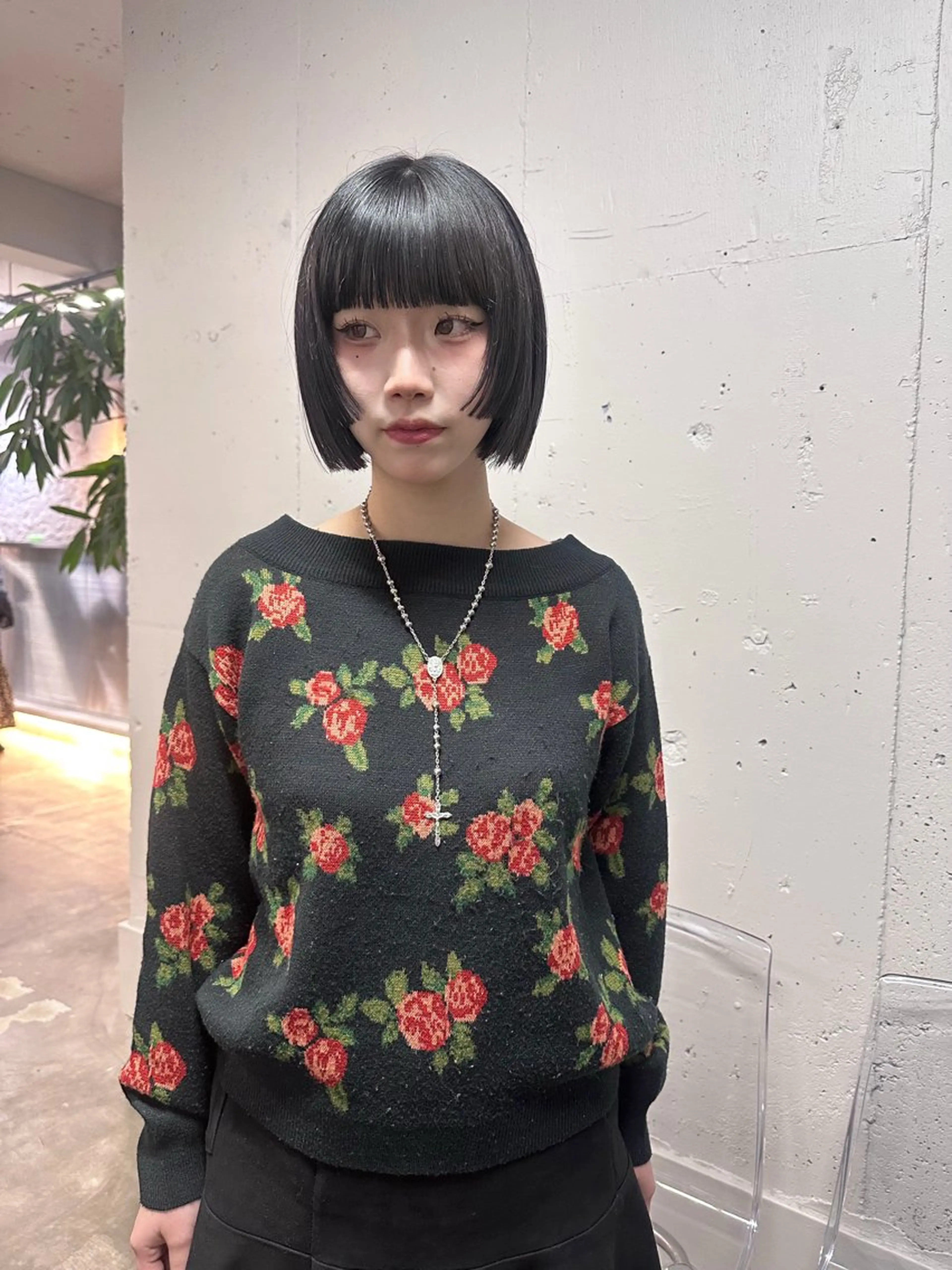 ショート ボブ デザインカット 顔周りカット 姫カット 似合わせカット カット ヘアカラー ボブ/顔周りレイヤー 似合わせcut🪽のヘアスタイル