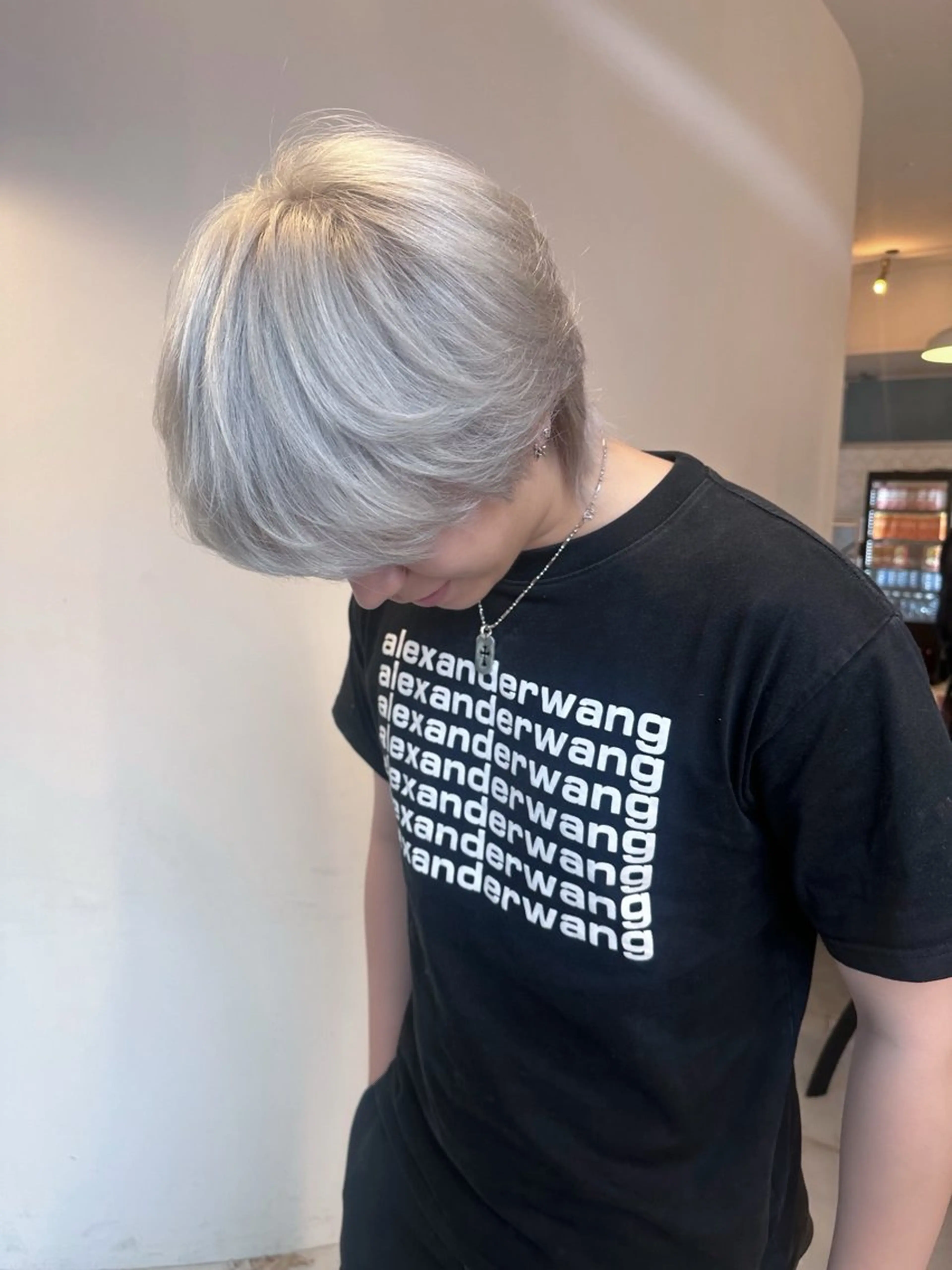 カラー ヘアカラー トリートメント RiA/レイヤーカッ ト/ハッシュカットのヘアスタイル