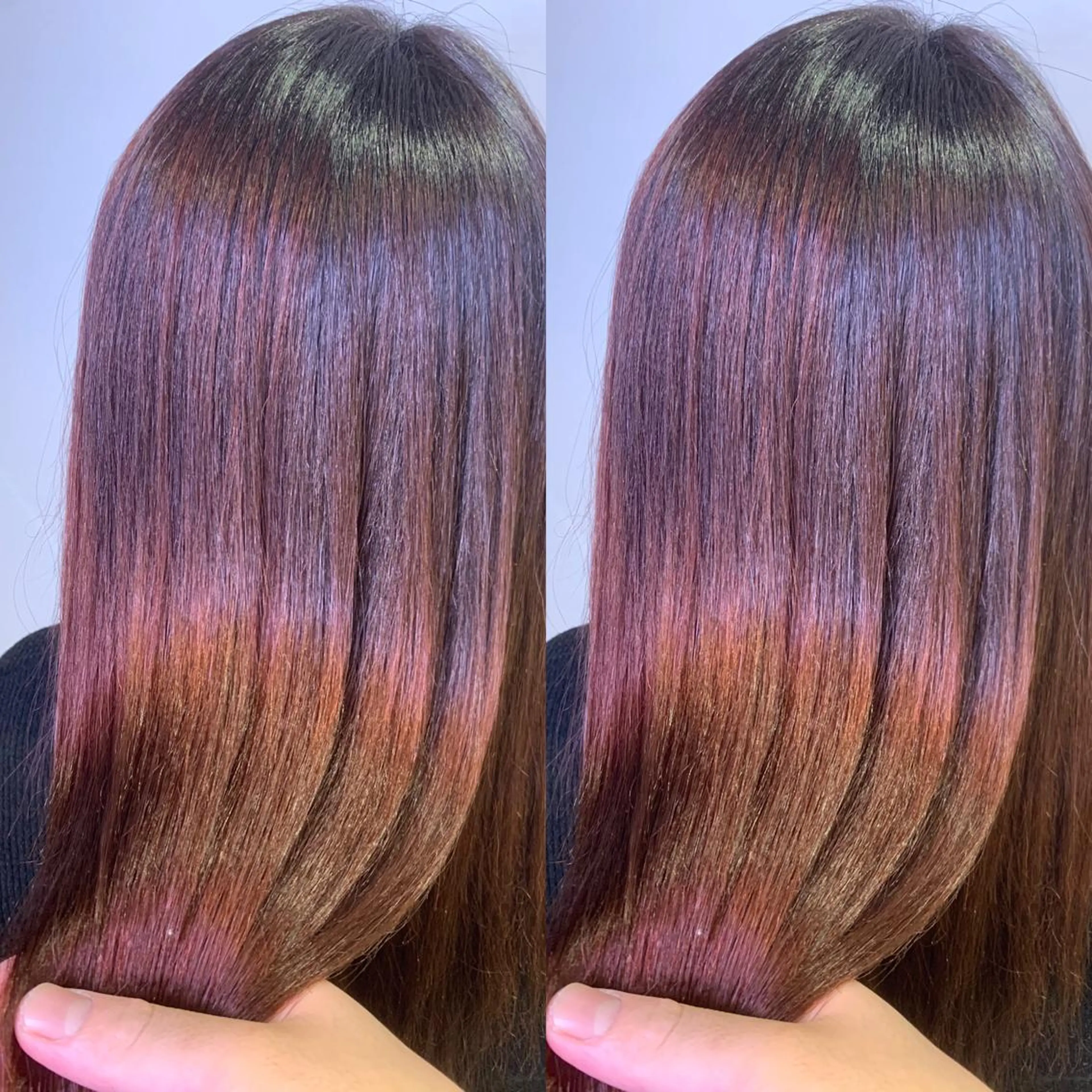 セミロング カラー 縮毛矯正/髪質改善/ 石橋代智のヘアスタイル