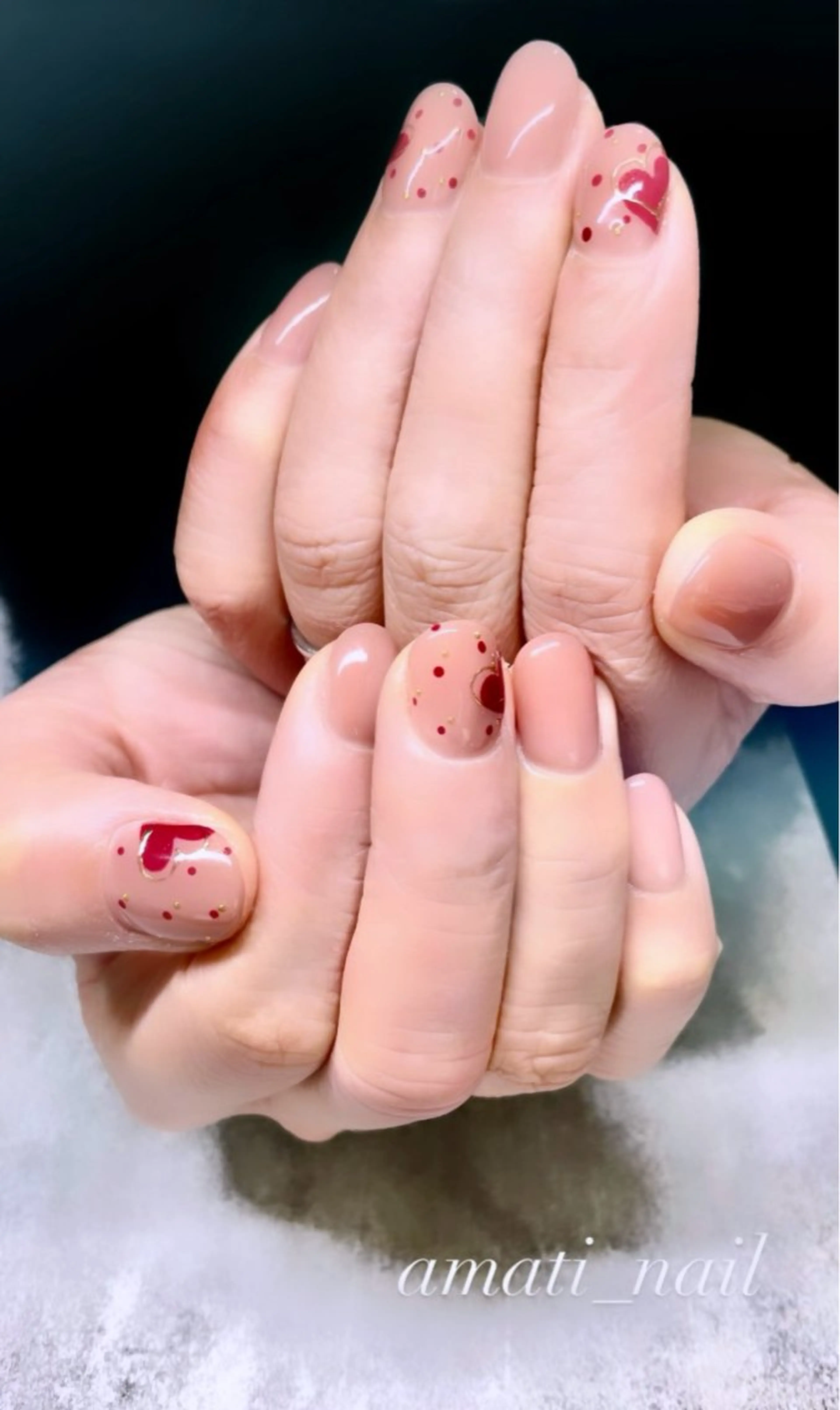 ネイル フットネイル ジェルネイル マグネットネイル ミラーネイル ニュアンスネイル ハンドネイル amati_nail TAKAKOのネイルデザイン