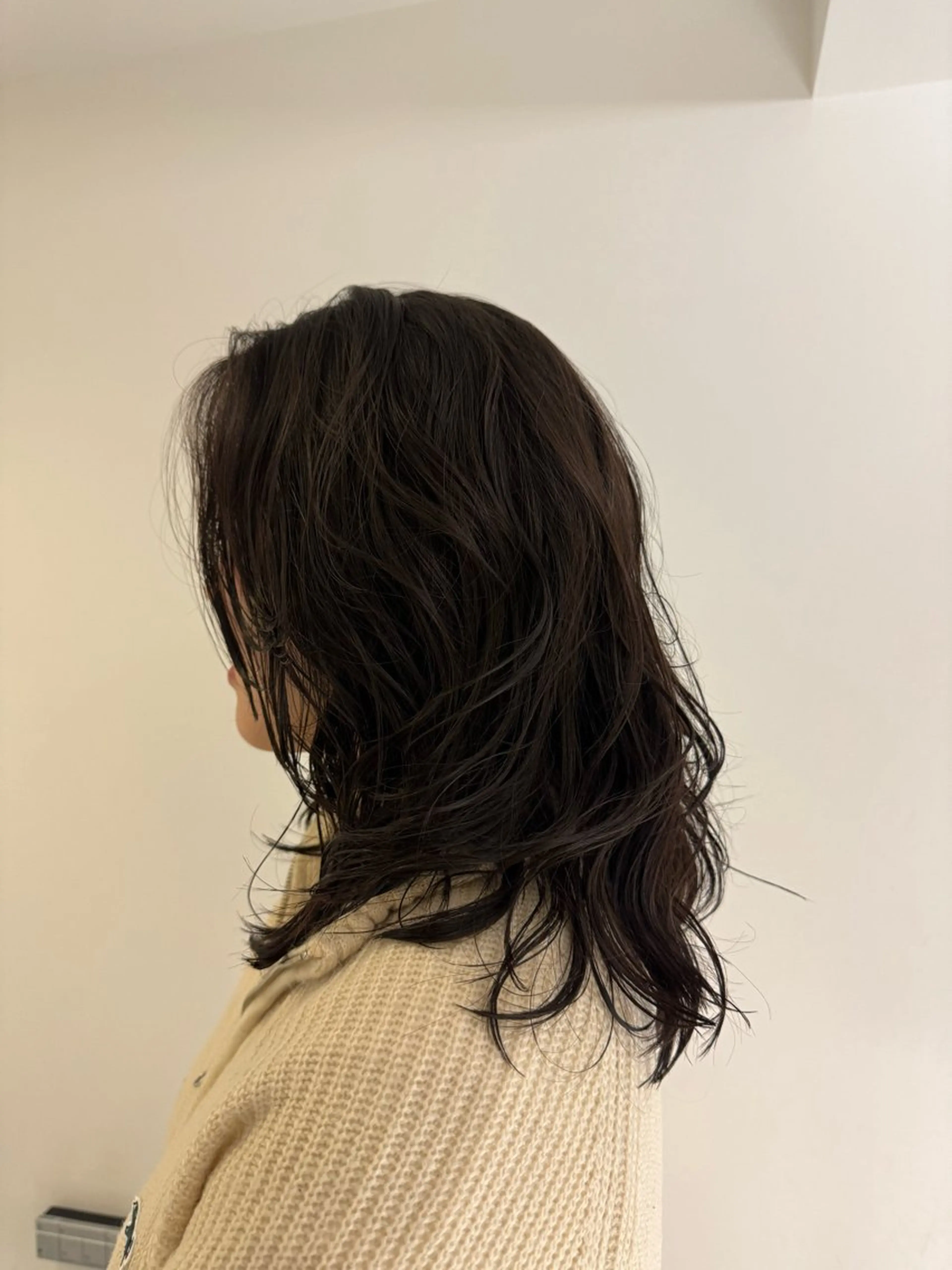 ロング パーマ レイヤーカット 🫒natsuのヘアスタイル