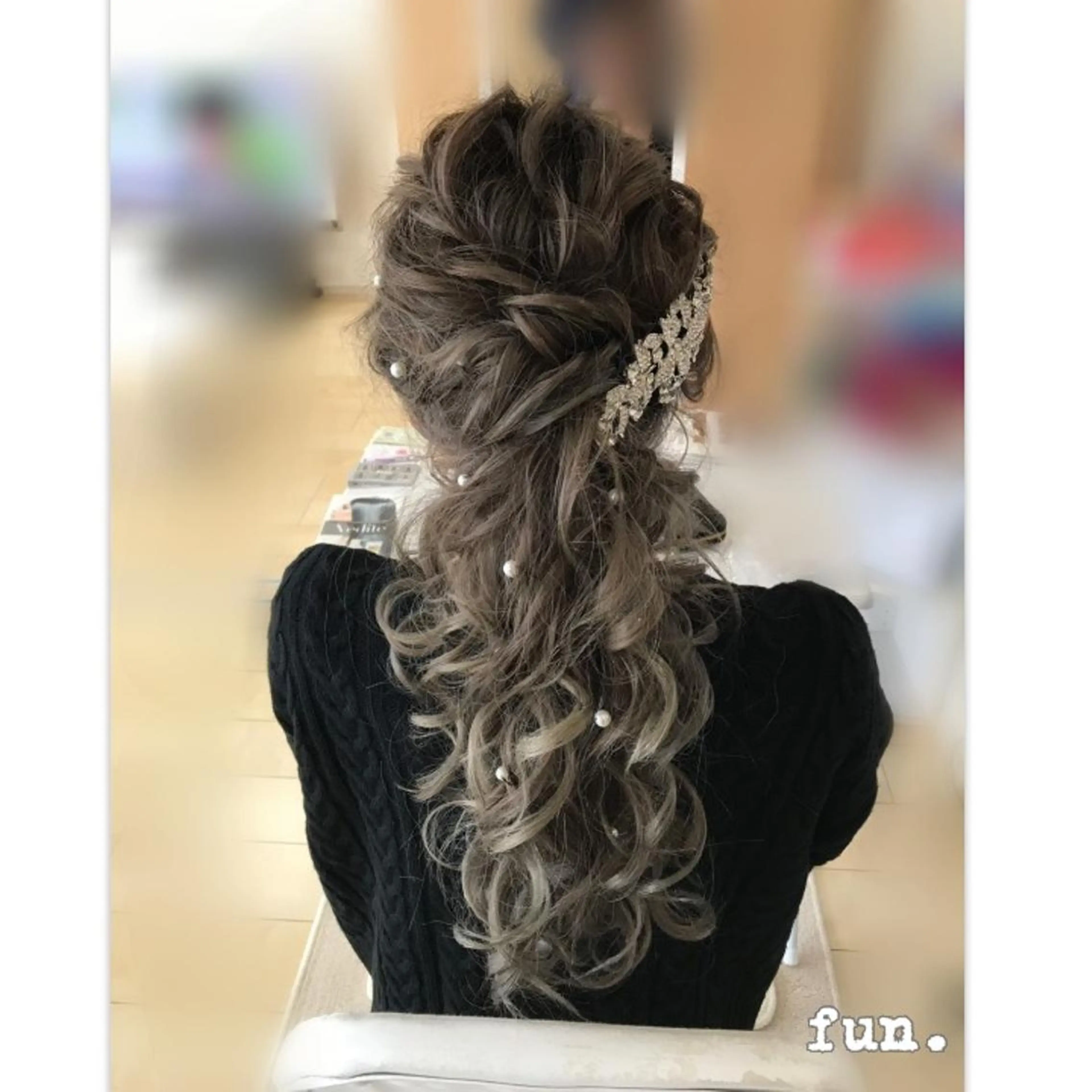 ロング ヘアアレンジ fun./ヘアセット /エクステ/着付のその他イメージ