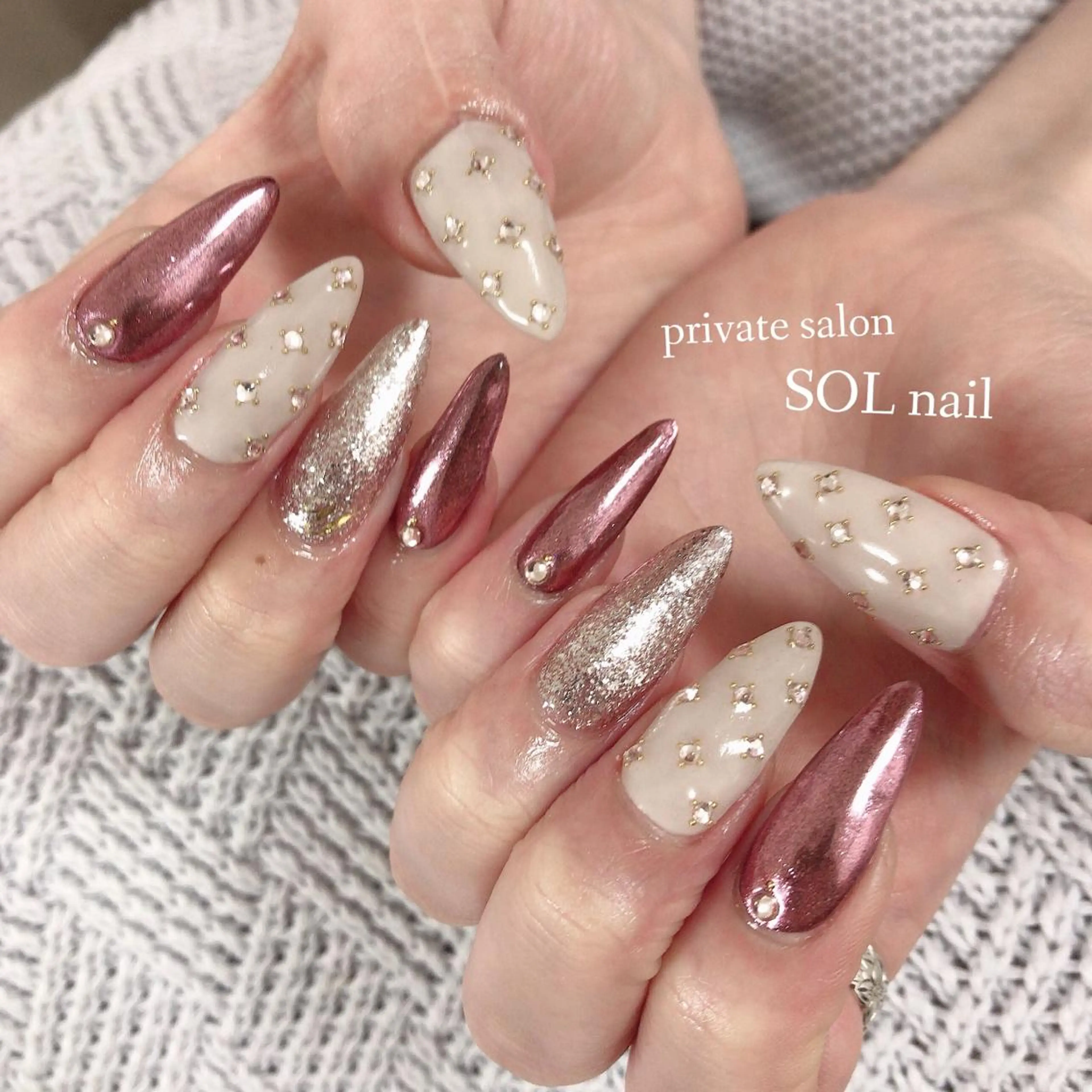 ネイル ハンドネイル SOL NAILのネイルデザイン