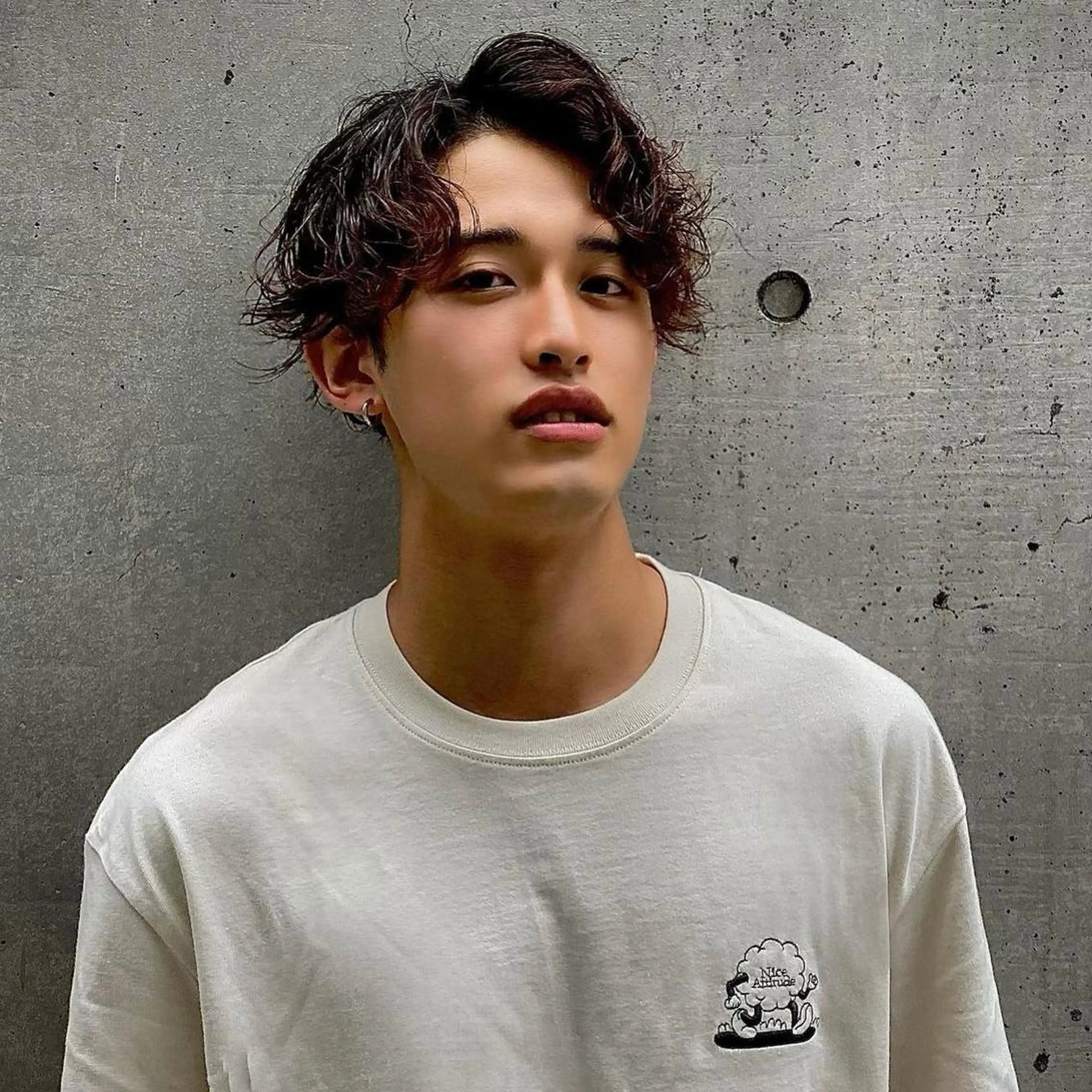 ショート パーマ メンズ Ryo 難波 メンズサロンのヘアスタイル