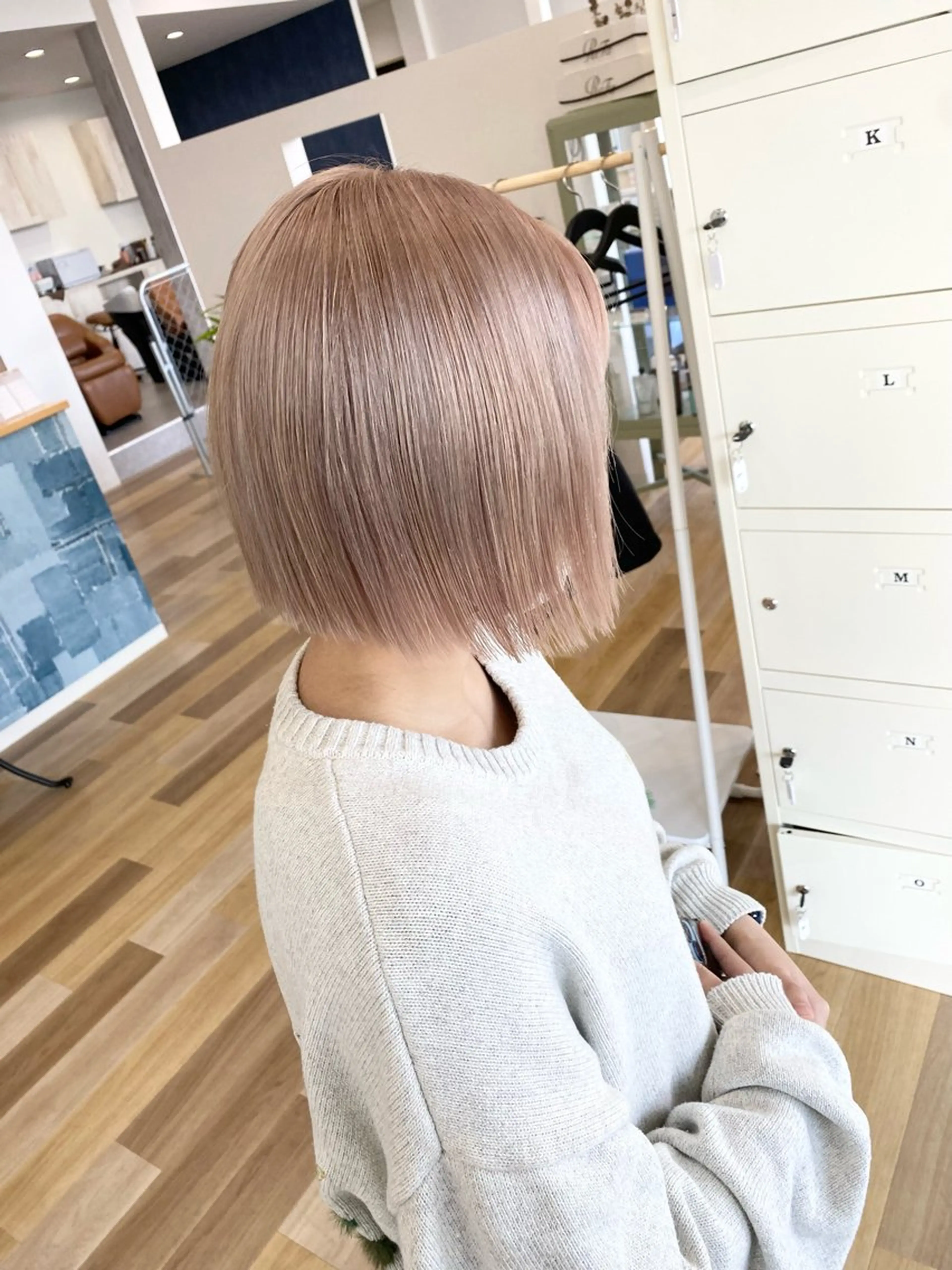 ショート ヘアカラー ケアブリーチ 黒瀬有汰のヘアスタイル