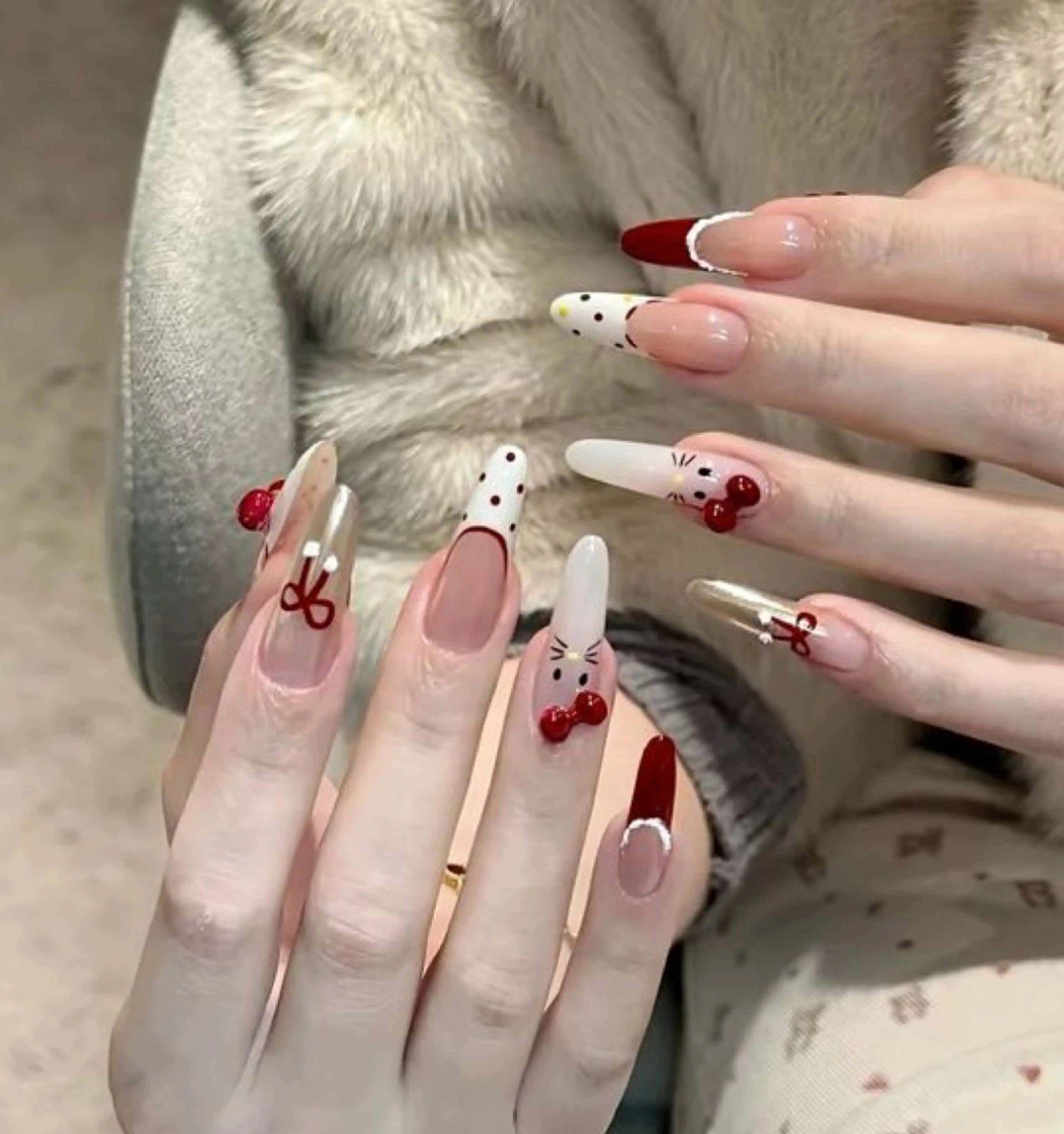 ネイル 韓国ネイル 持ち込み ニュアンスネイル ネイルチップ ハンドネイル Tini ANA.CHUOのネイルデザイン