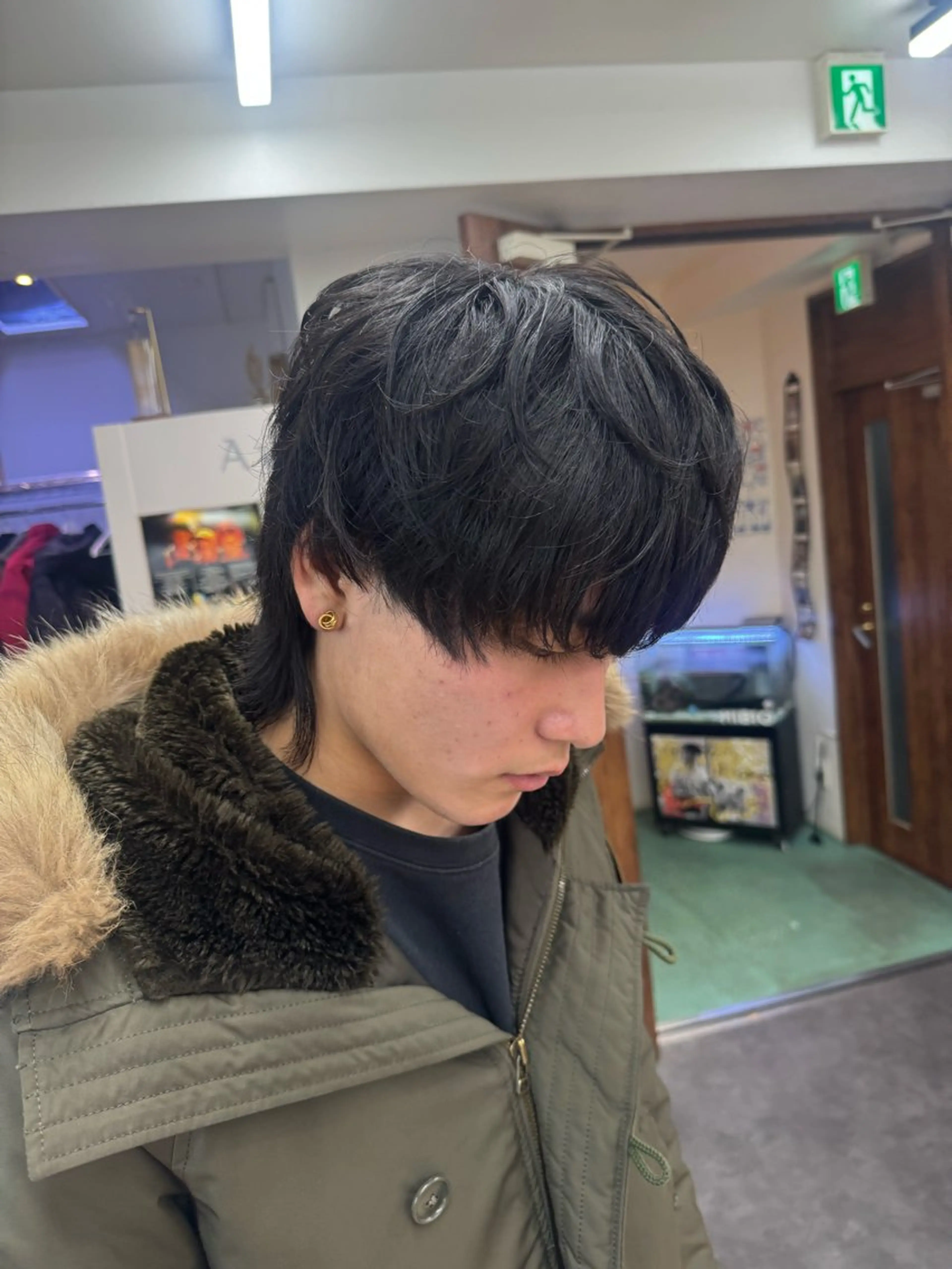 メンズ メンズパーマ メンズウルフカット ウルフカット パーマ 優菜/ メンズパーマのヘアスタイル