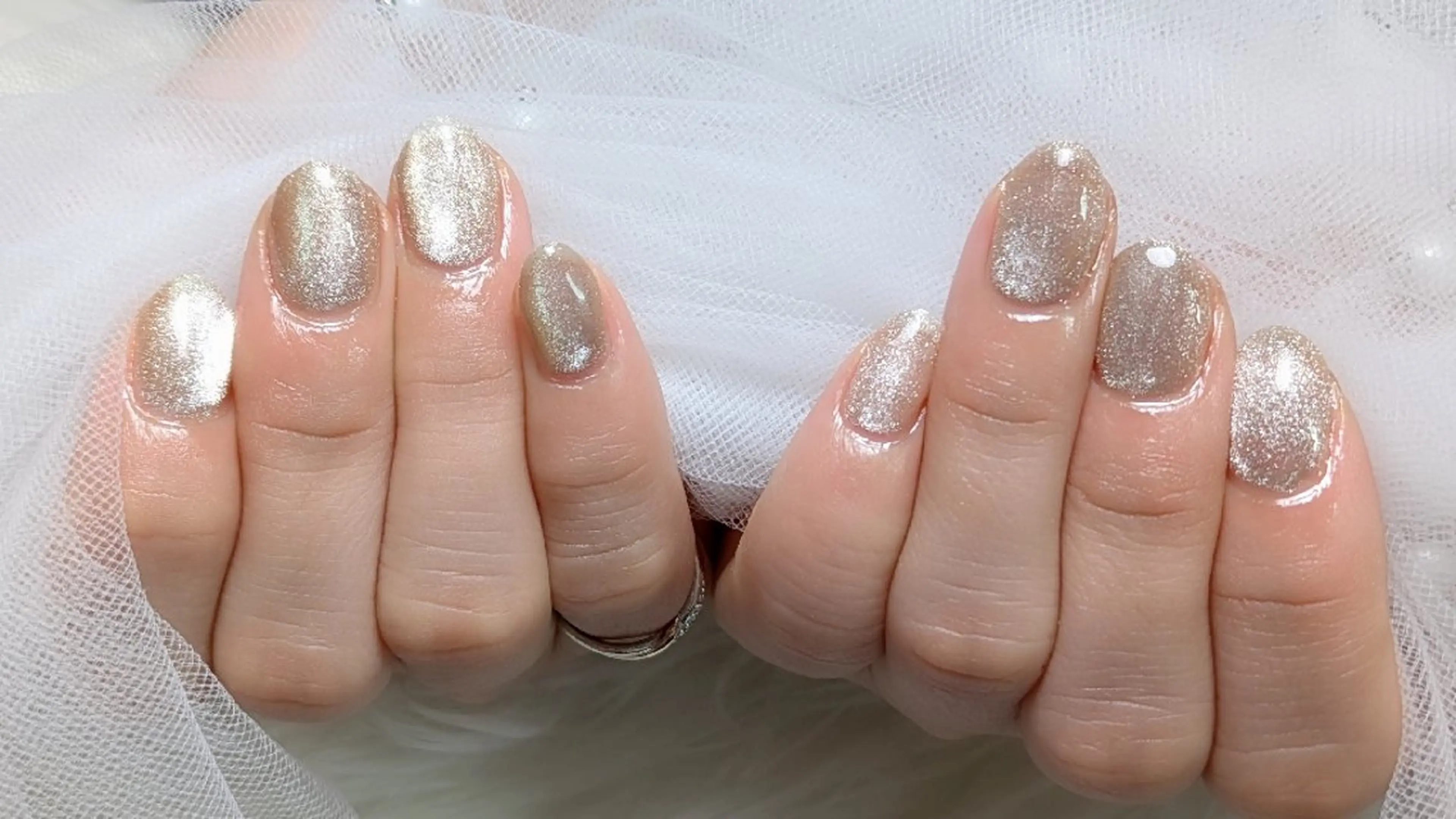 ネイル マグネットネイル ハンドネイル m&pPrivate nailsalonのネイルデザイン