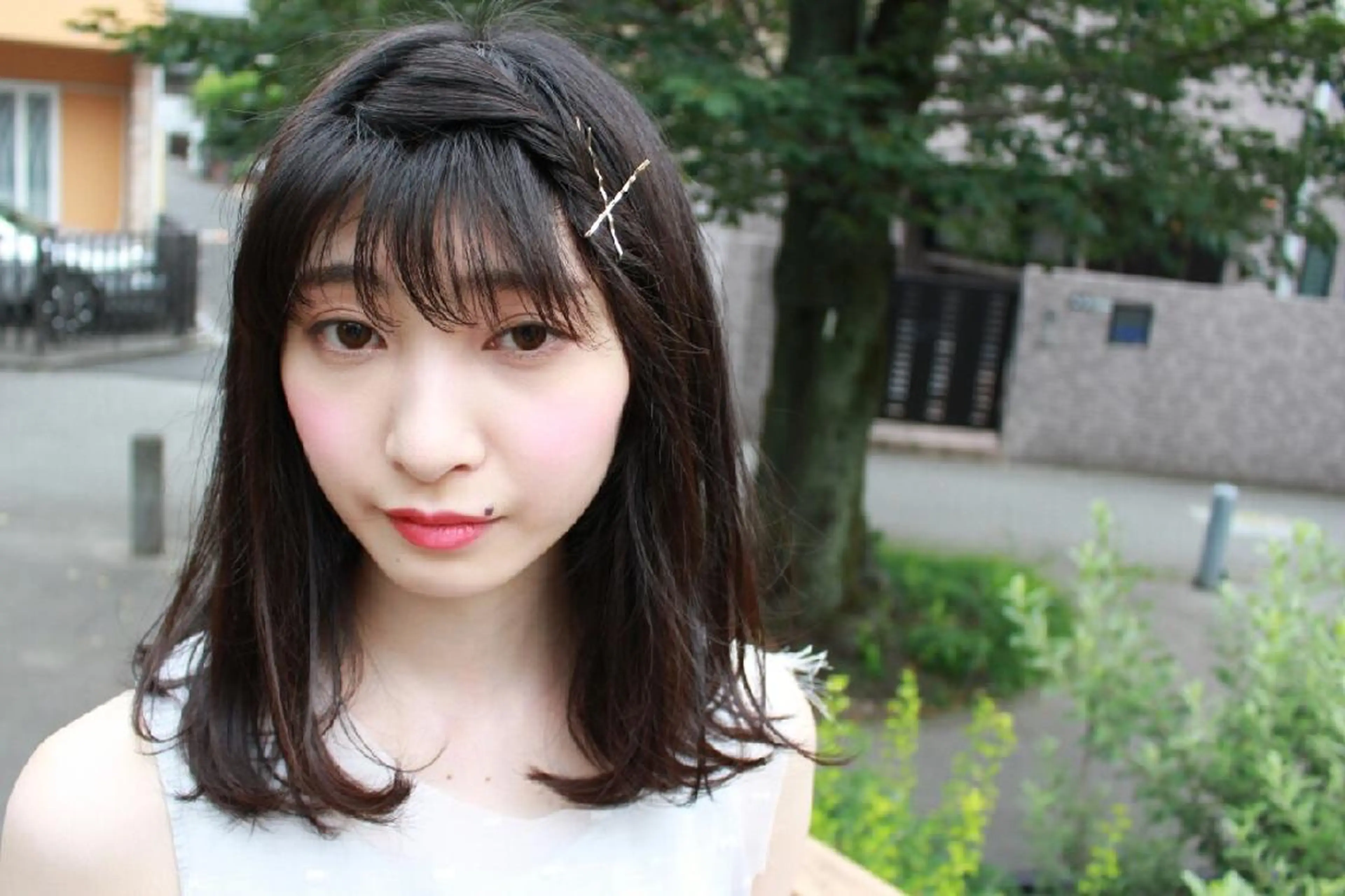 ミディアム シースルーバング 遠藤 拓馬のヘアスタイル