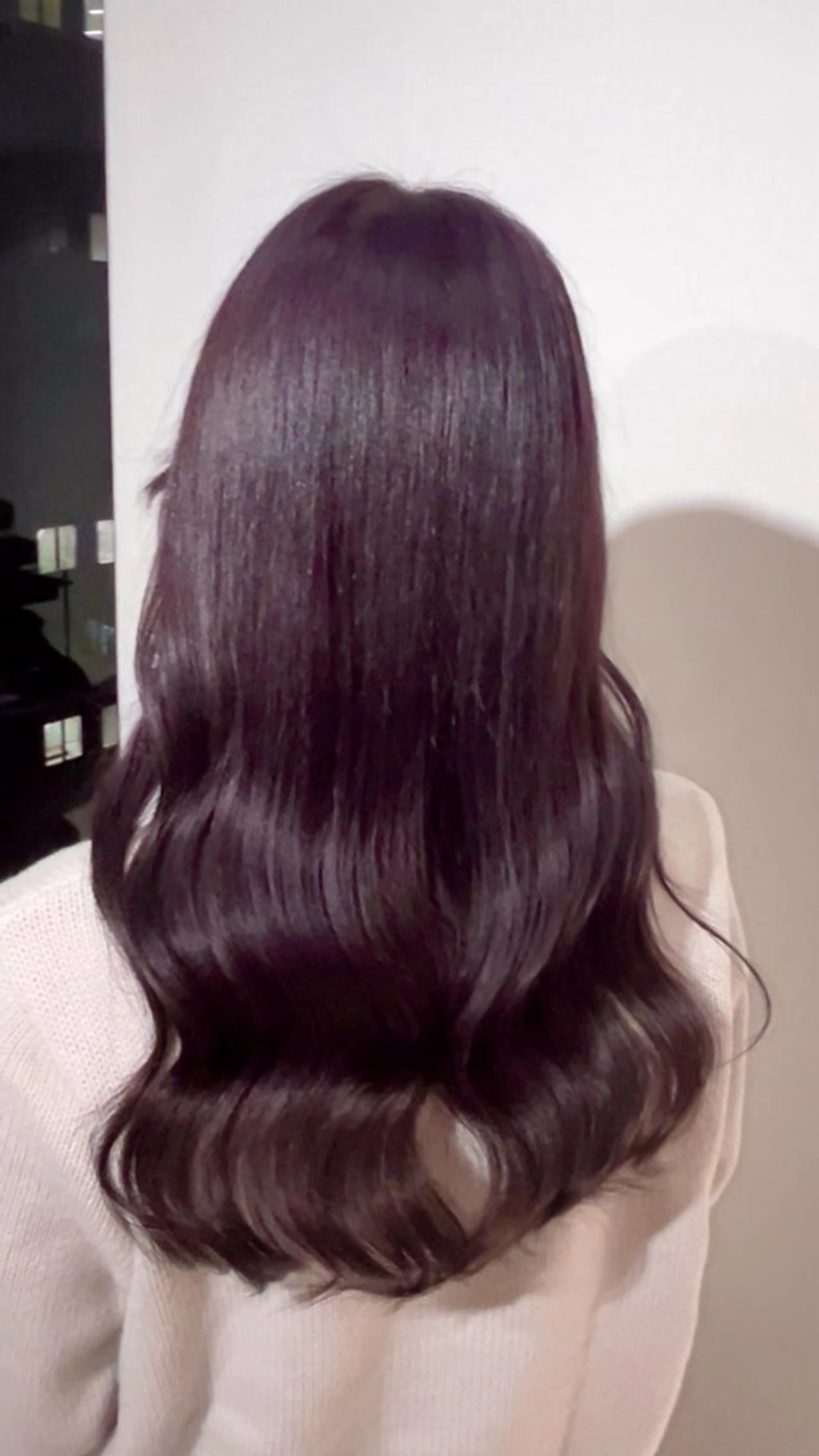 カラー ラベンダーカラー ラベンダーピンク ピンクカラー ニトウ レイナのヘアスタイル