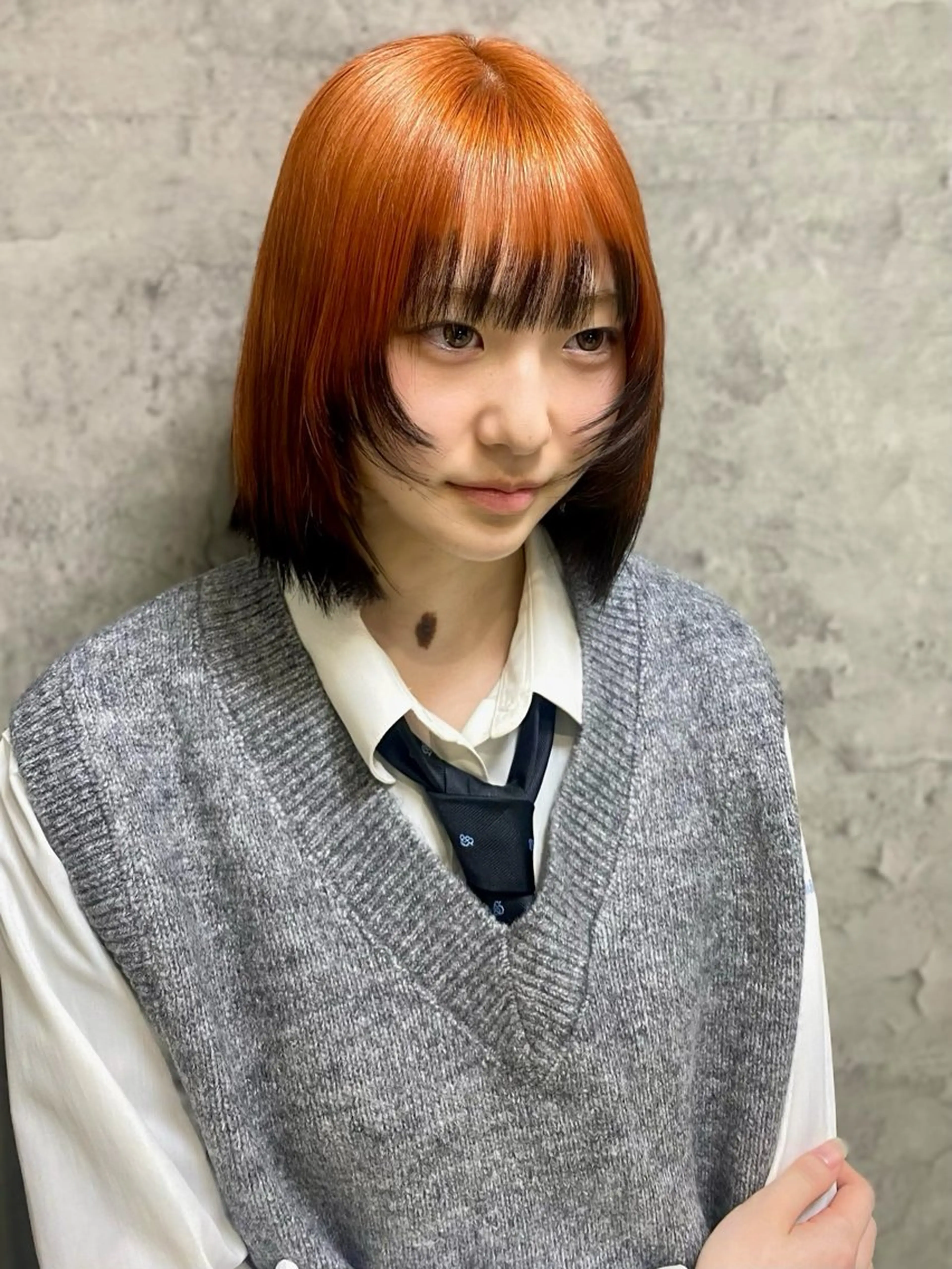 カラー ヘアカラー 大阪梅田カラーカット モデル募集中🦋サヤのヘアスタイル