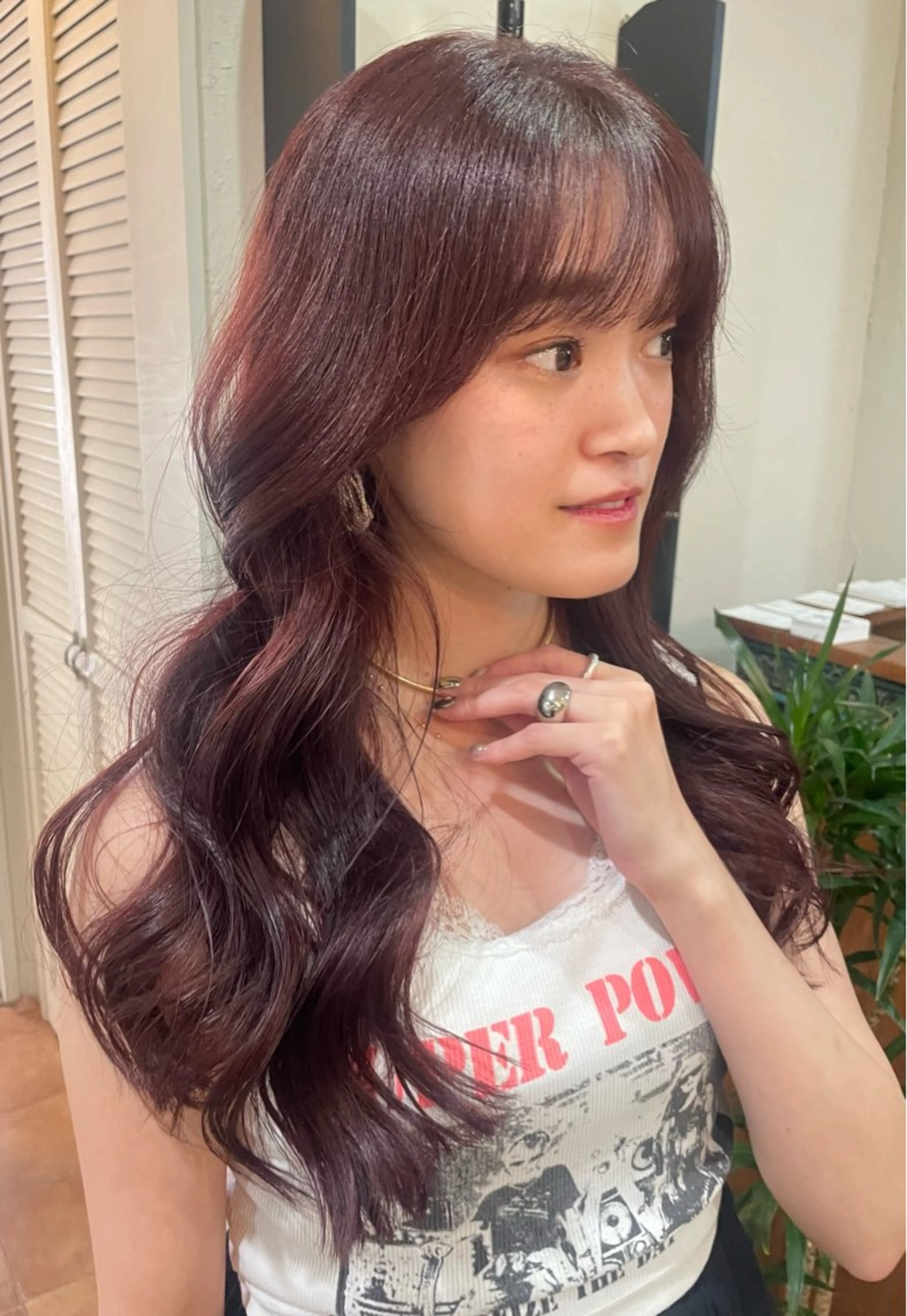 ロング ら んのヘアスタイル