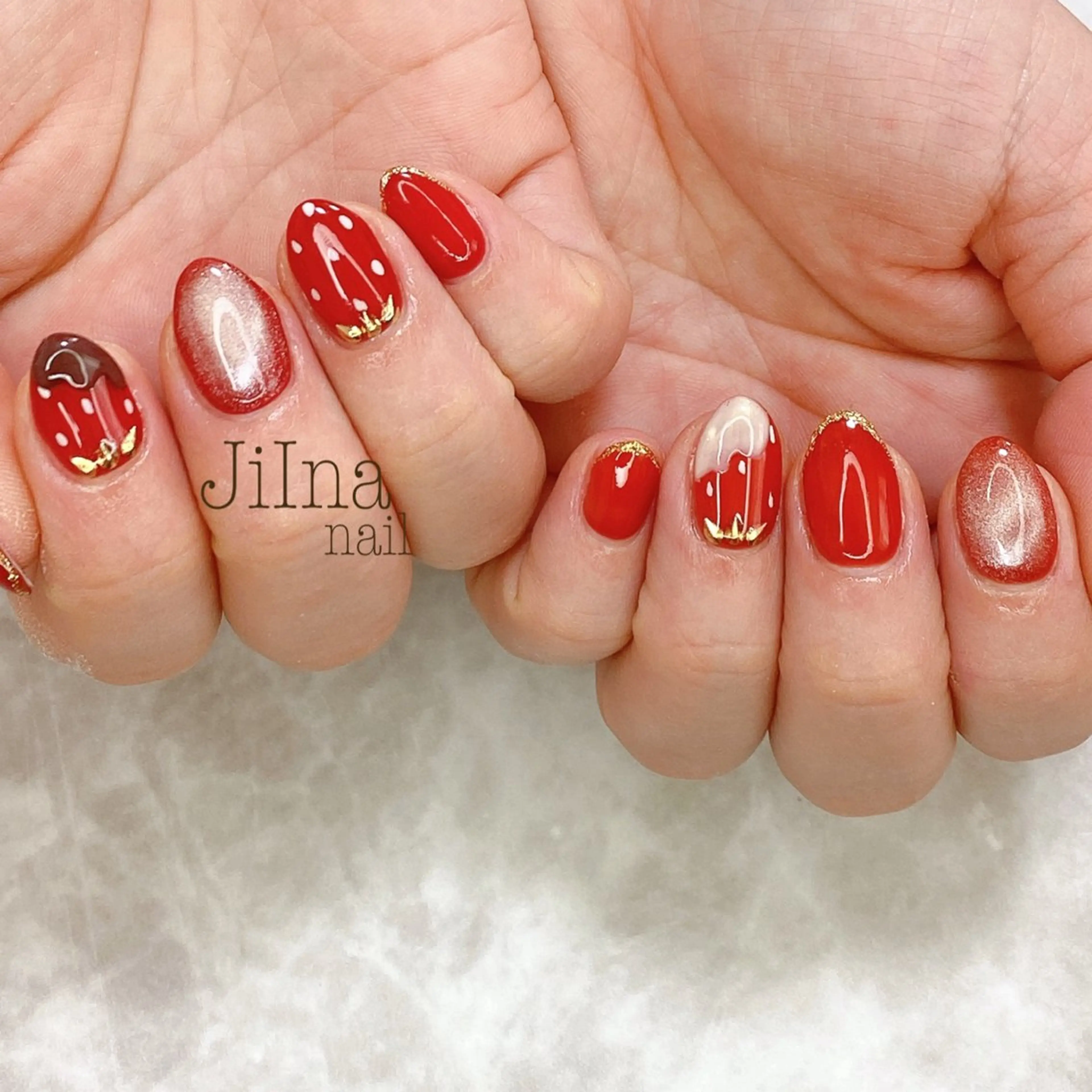 ネイル 持ち込み JiIna nailのネイルデザイン