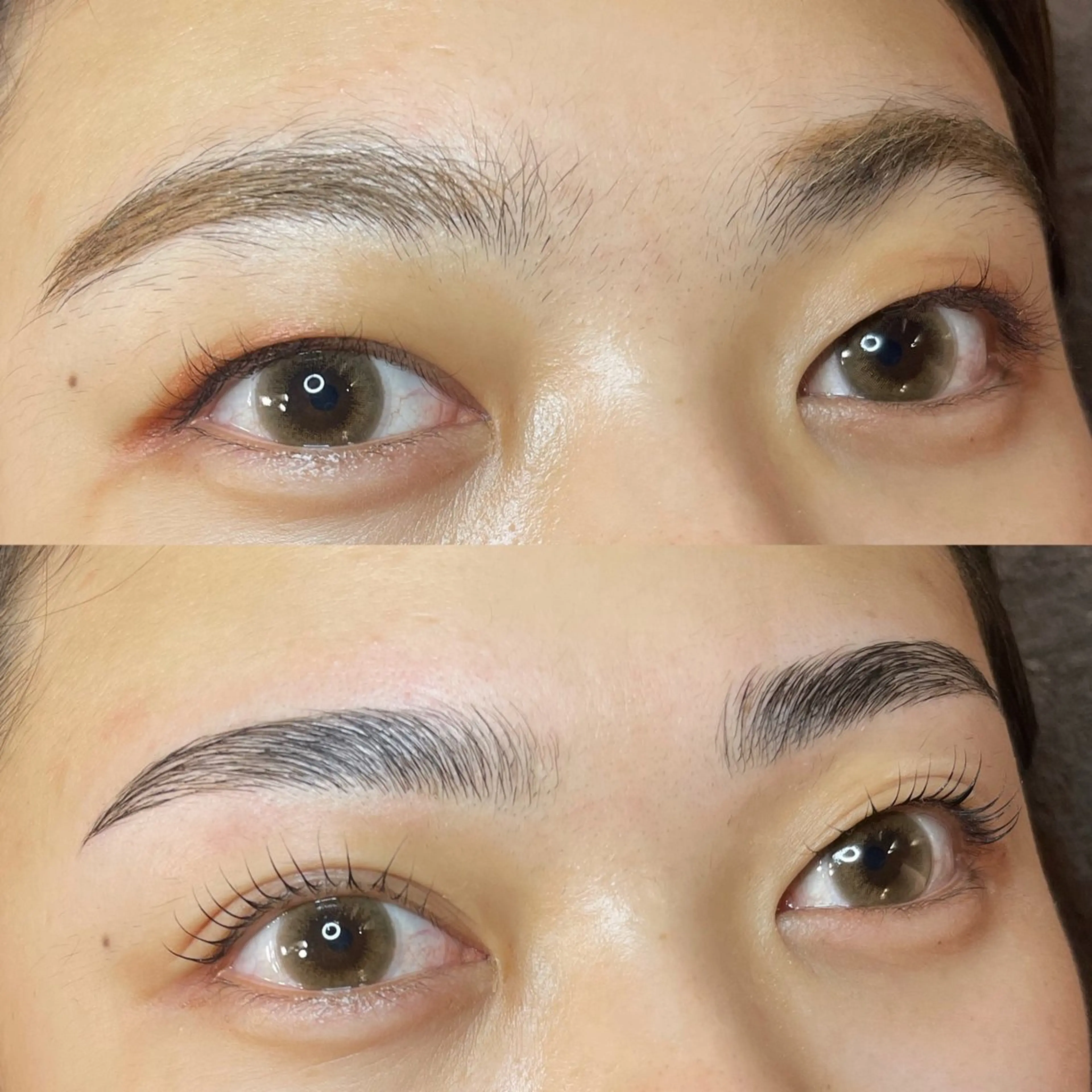 (新規)🫐【同時施術により垢抜け✨】ハリウッドブロウ➕パリジェンヌ(上)¥13000→10%off💡の写真